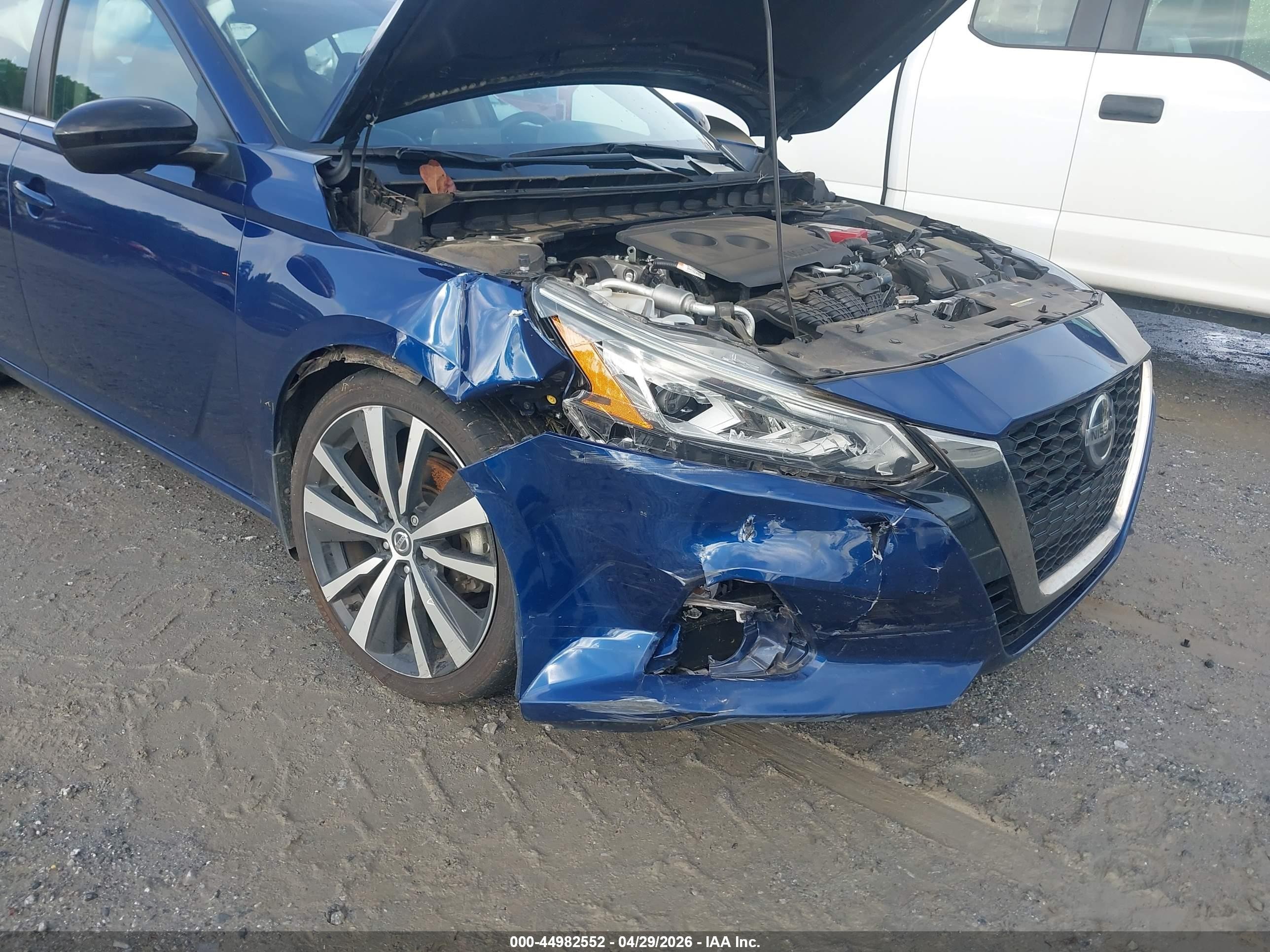 2020 Nissan Altima Sr Fwd Blue vin: 1N4BL4CV3LC133326