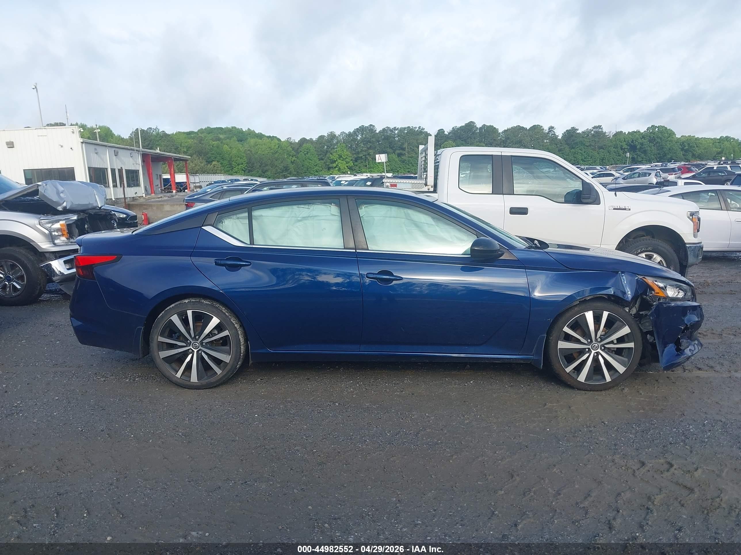 2020 Nissan Altima Sr Fwd Blue vin: 1N4BL4CV3LC133326