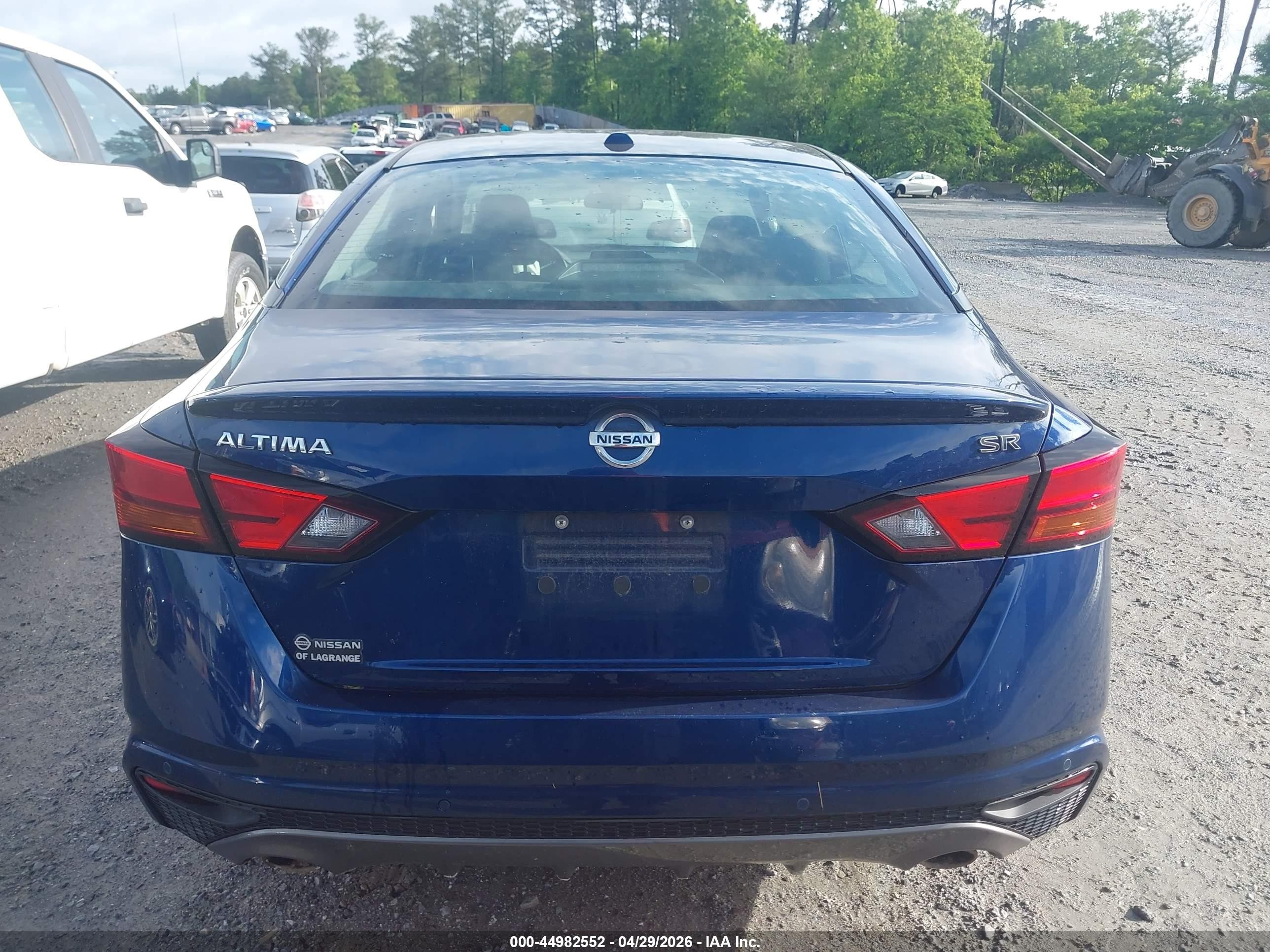 2020 Nissan Altima Sr Fwd Blue vin: 1N4BL4CV3LC133326