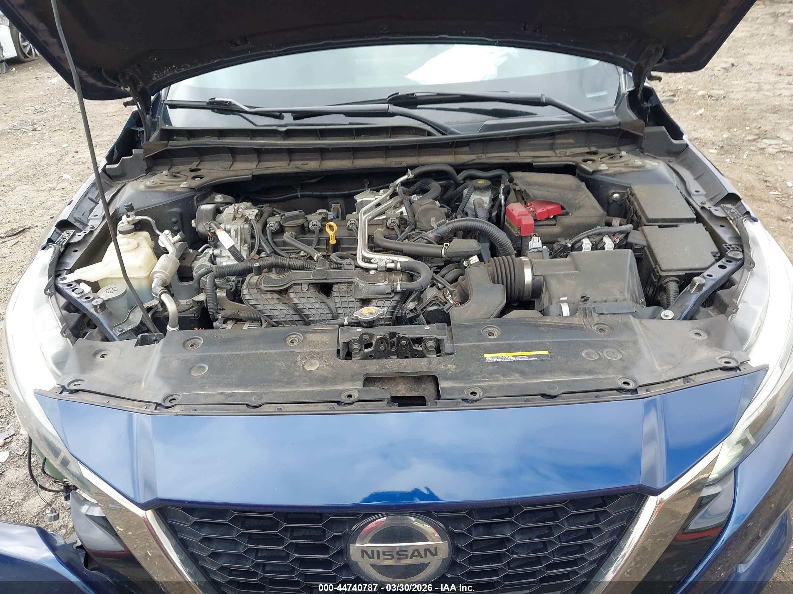 2021 Nissan Altima Sr Fwd Синий vin: 1N4BL4CV3MN313850