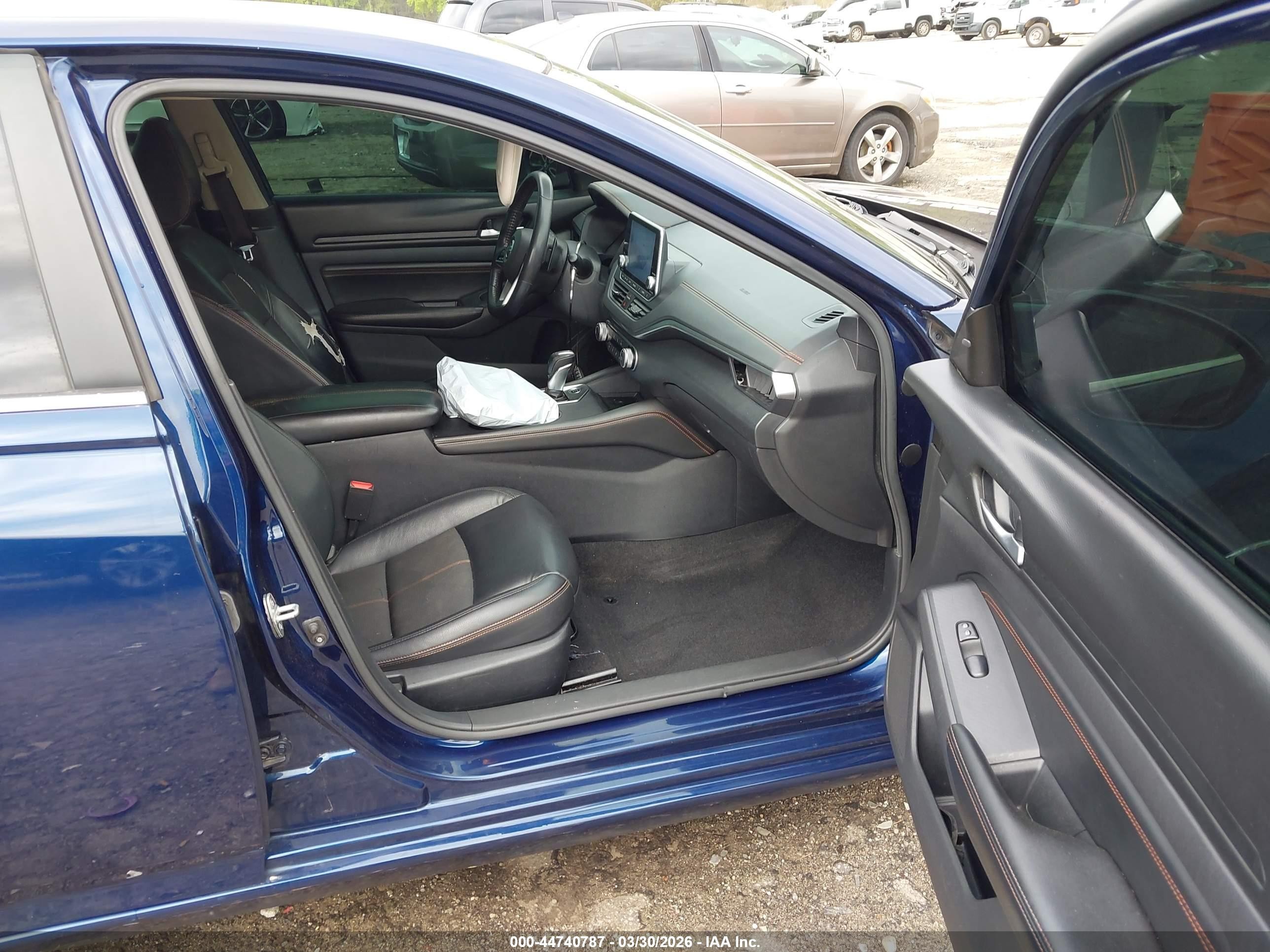 2021 Nissan Altima Sr Fwd Синий vin: 1N4BL4CV3MN313850