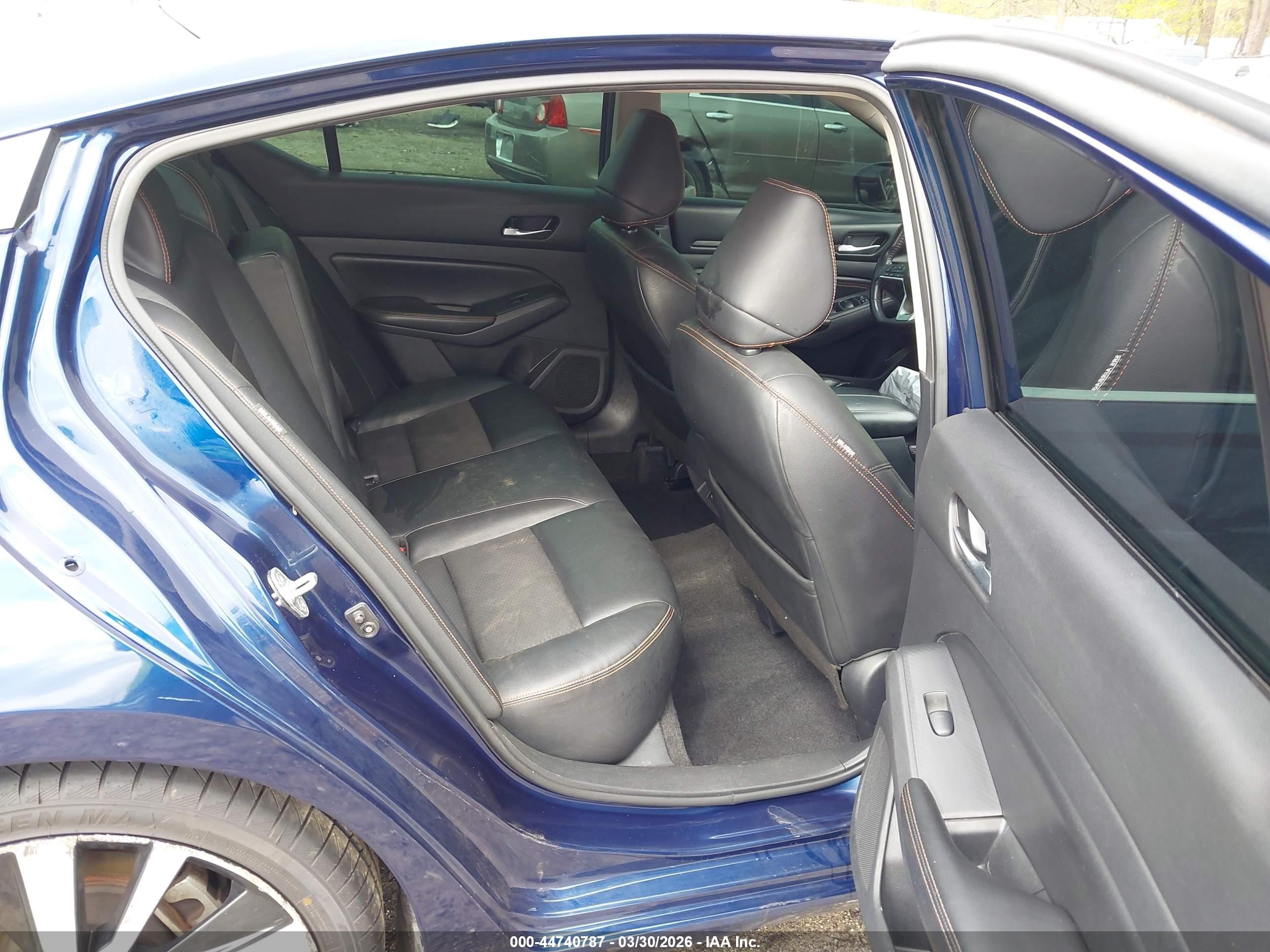2021 Nissan Altima Sr Fwd Синий vin: 1N4BL4CV3MN313850