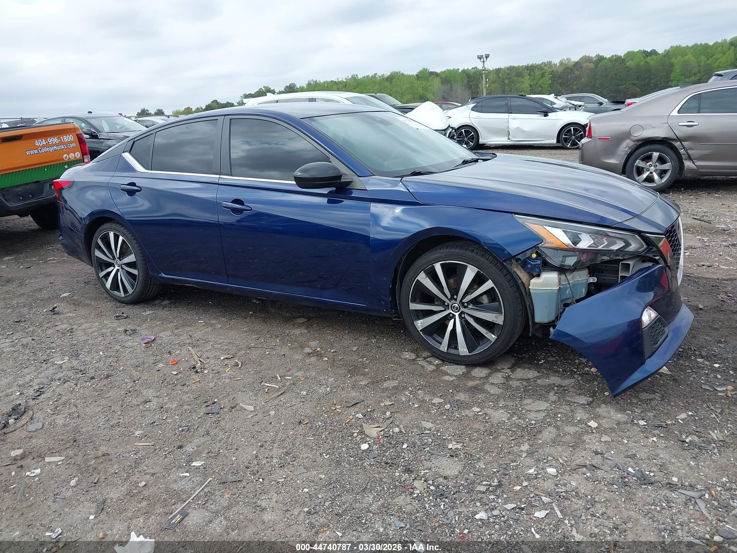 2021 Nissan Altima Sr Fwd Синий vin: 1N4BL4CV3MN313850