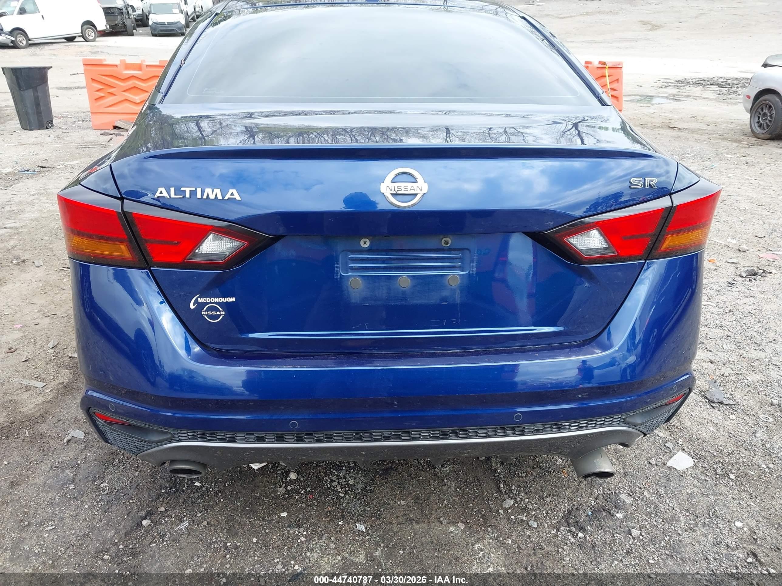 2021 Nissan Altima Sr Fwd Синий vin: 1N4BL4CV3MN313850