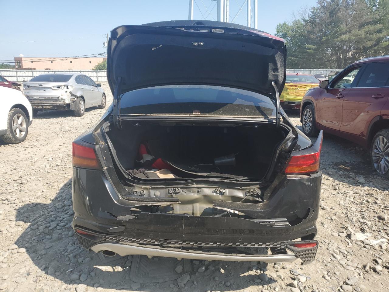 2022 Nissan Altima Sr Черный vin: 1N4BL4CV3NN363360