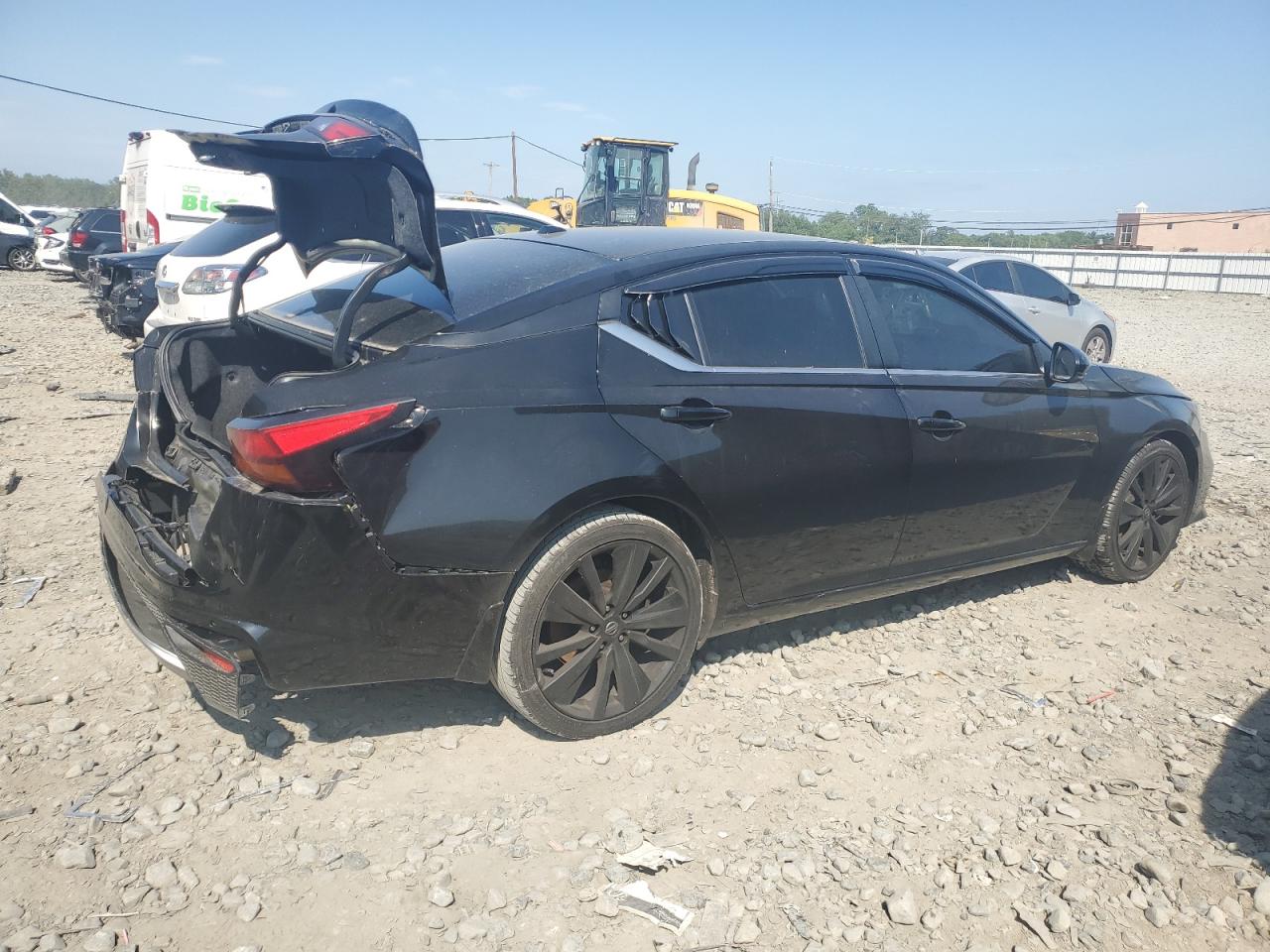 2022 Nissan Altima Sr Черный vin: 1N4BL4CV3NN363360