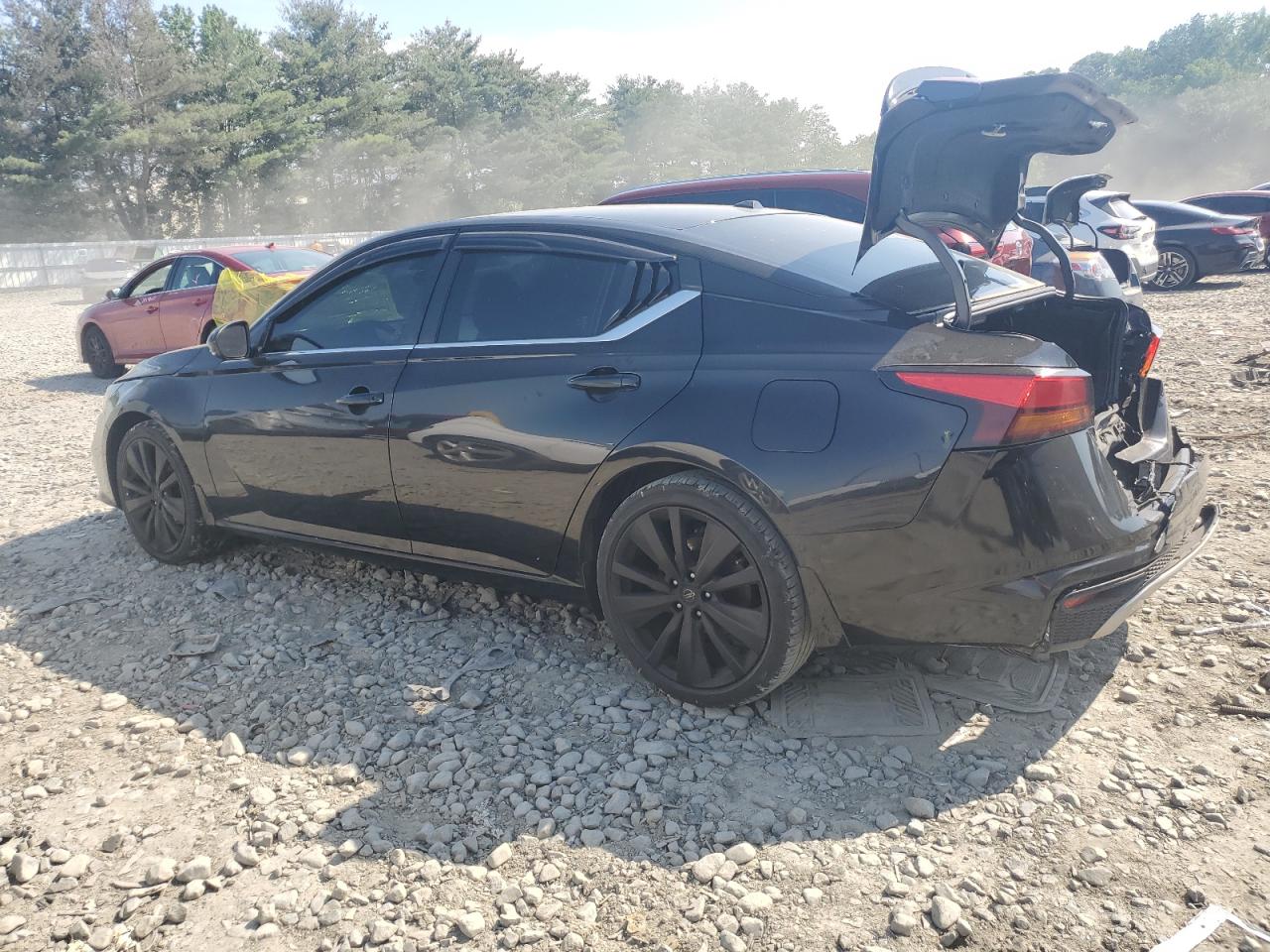 2022 Nissan Altima Sr Черный vin: 1N4BL4CV3NN363360