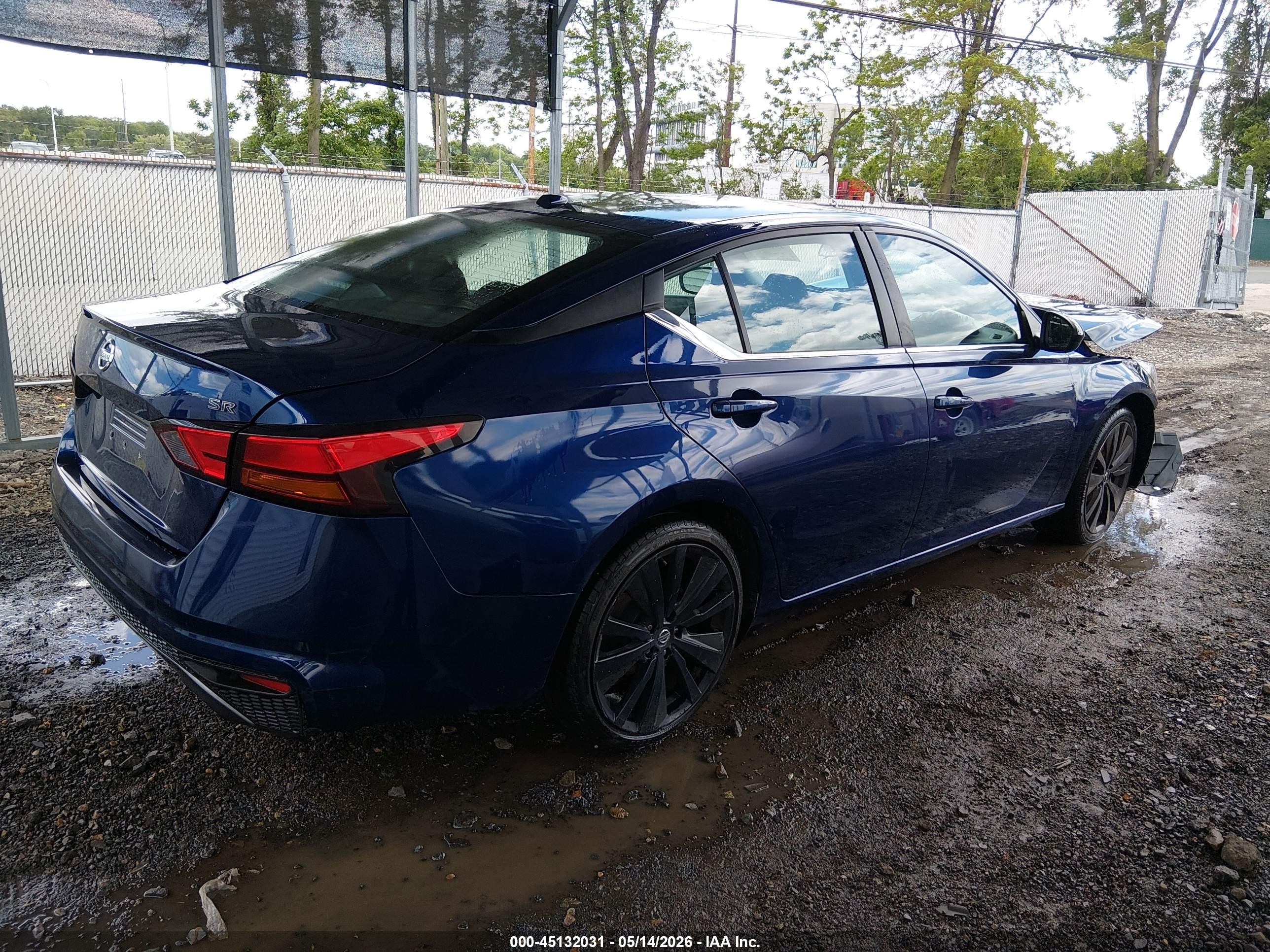 2019 Nissan Altima 2.5 Sr Синий vin: 1N4BL4CV4KC117733