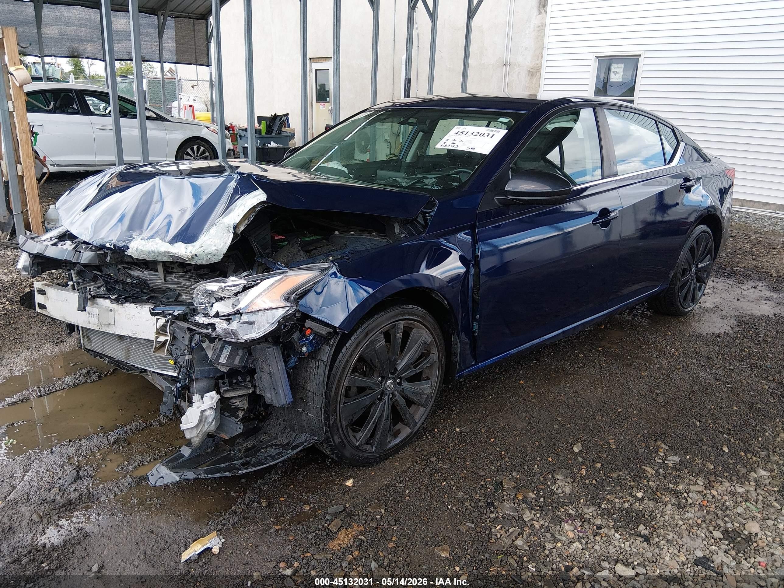 2019 Nissan Altima 2.5 Sr Синий vin: 1N4BL4CV4KC117733