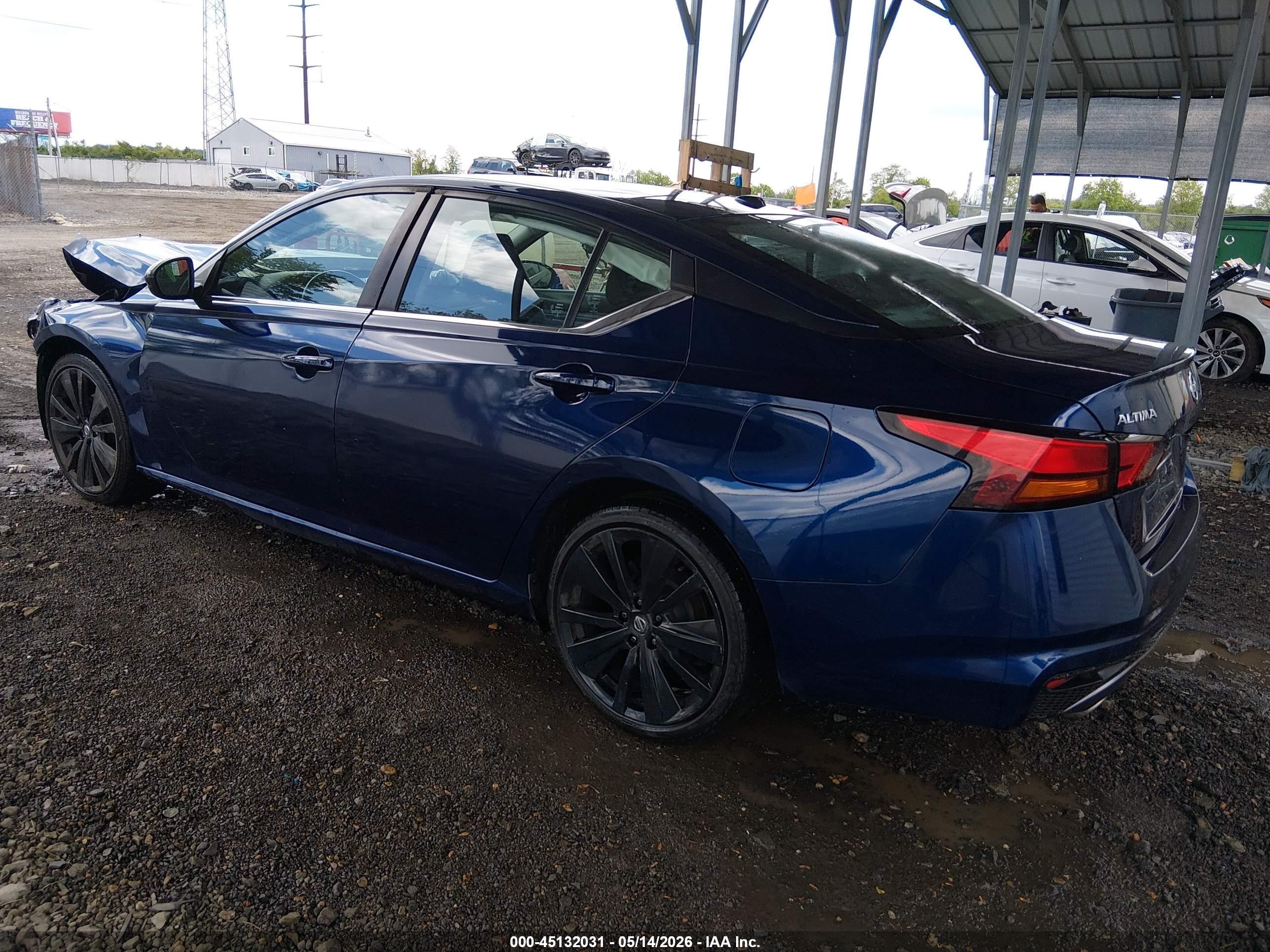 2019 Nissan Altima 2.5 Sr Синий vin: 1N4BL4CV4KC117733