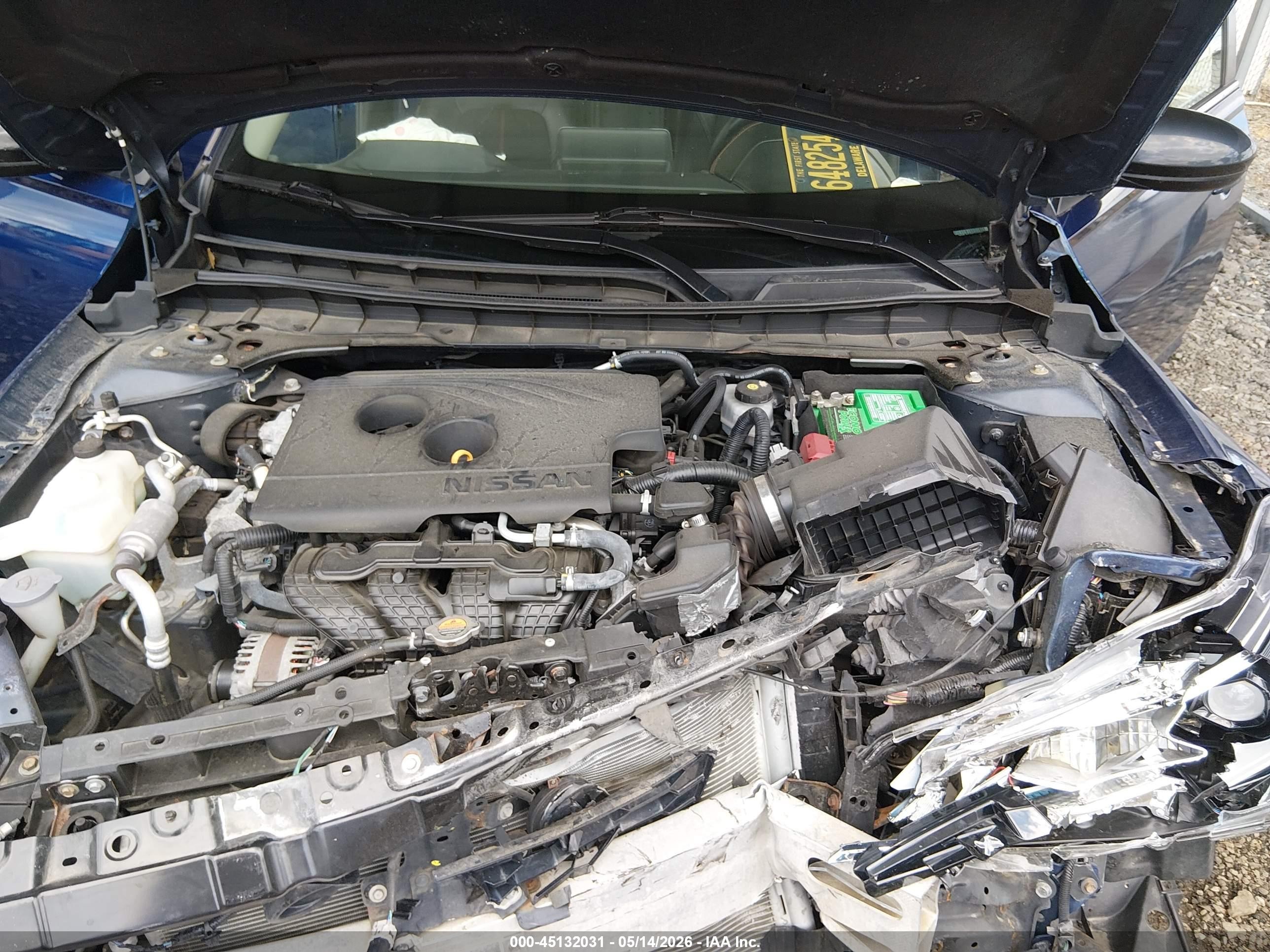2019 Nissan Altima 2.5 Sr Синий vin: 1N4BL4CV4KC117733