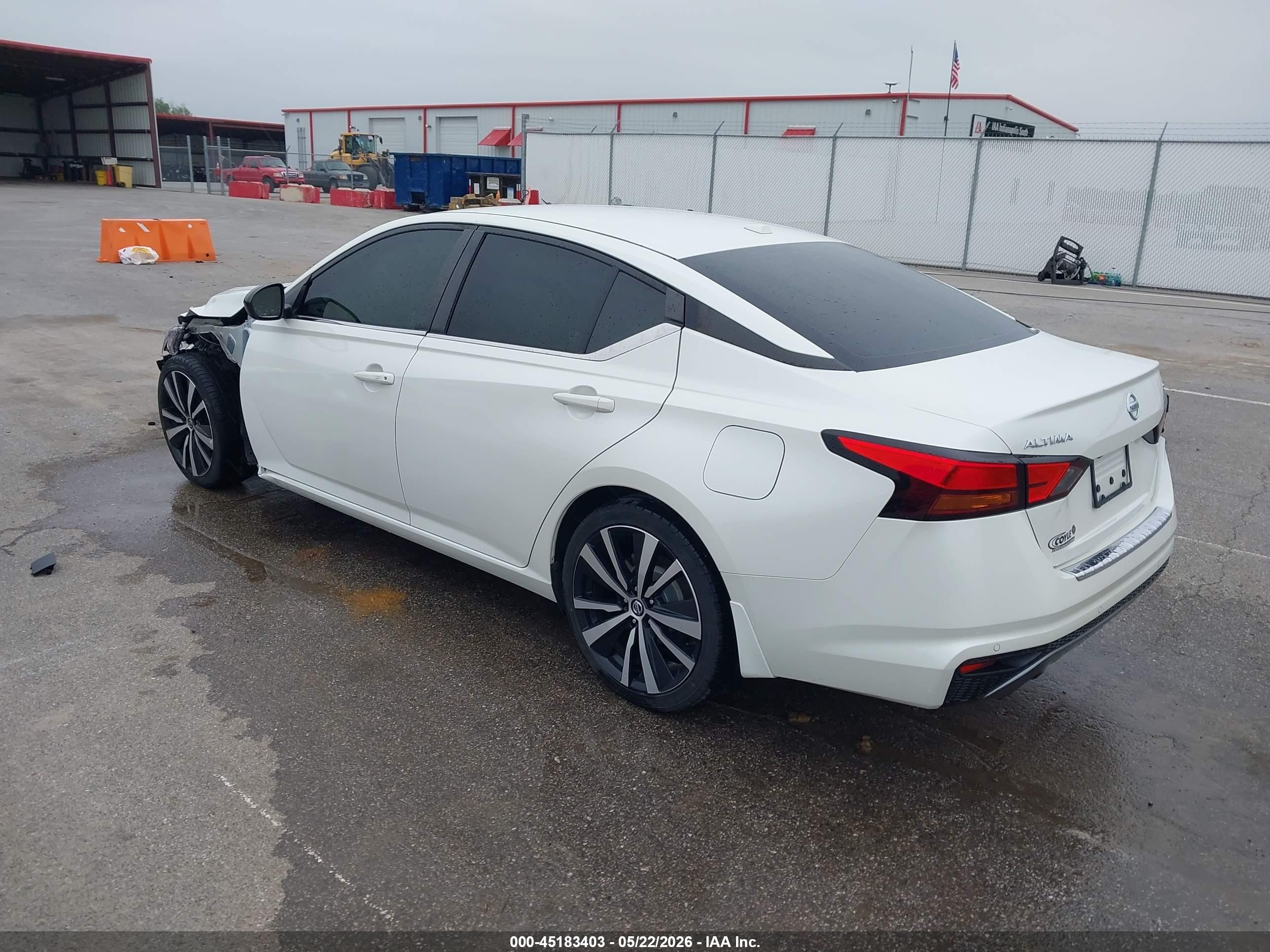 2020 Nissan Altima Sr Fwd Белый vin: 1N4BL4CV4LC284739
