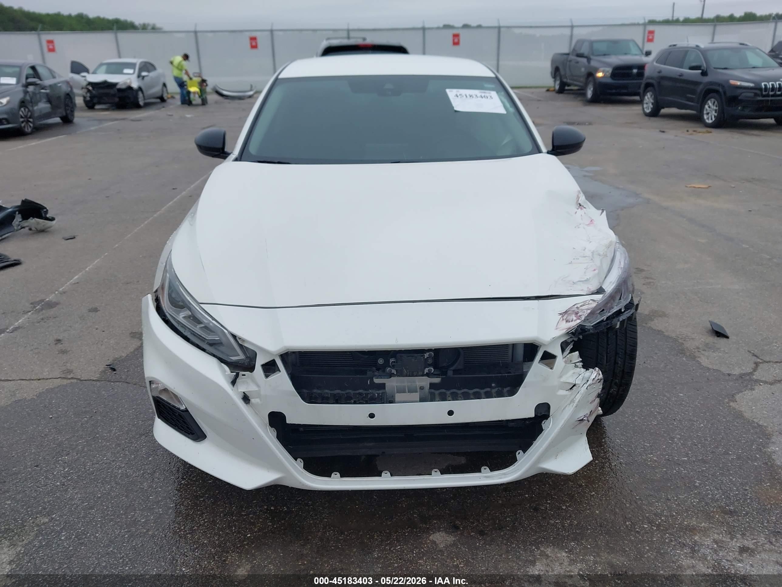 2020 Nissan Altima Sr Fwd Белый vin: 1N4BL4CV4LC284739