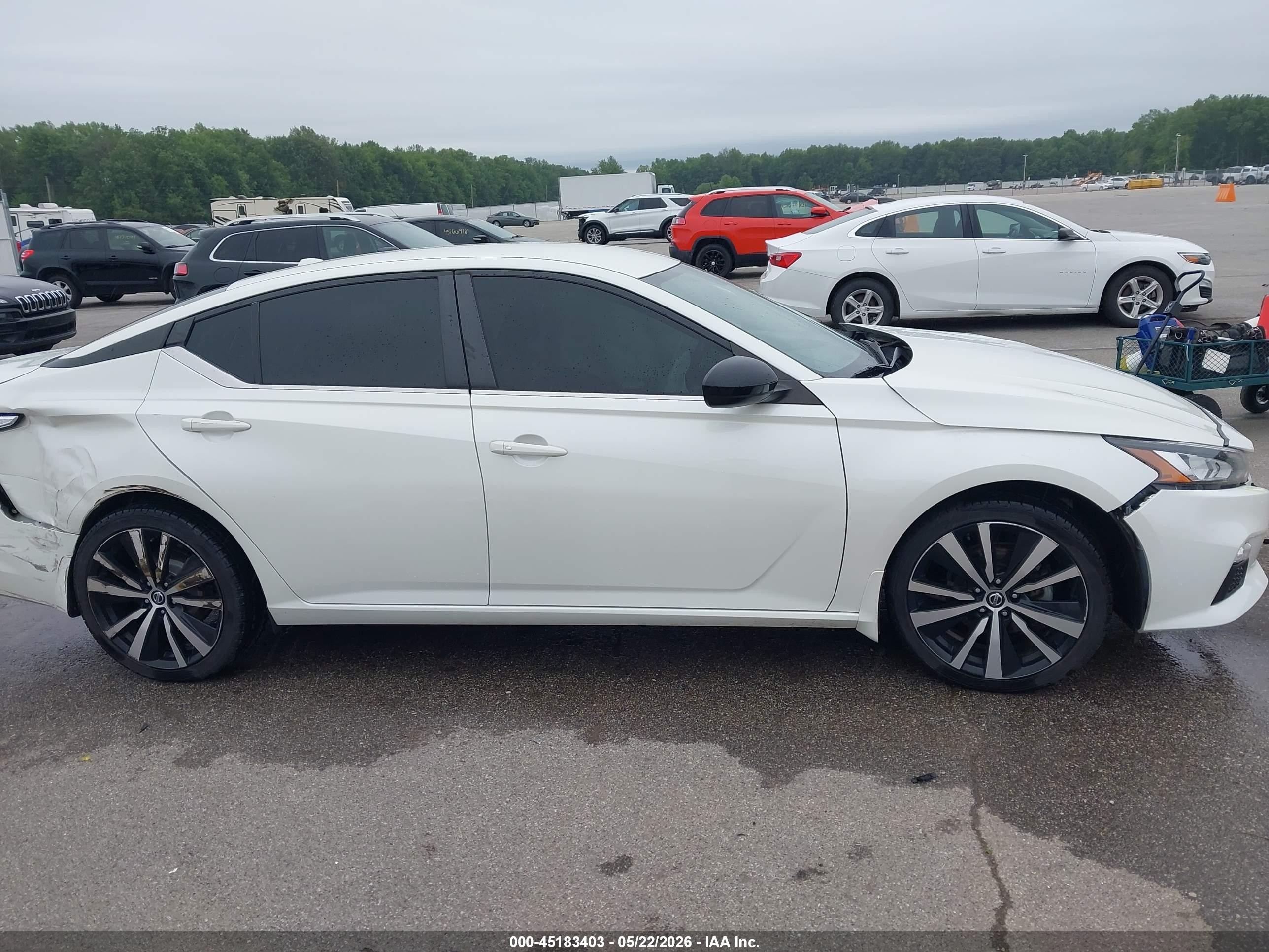 2020 Nissan Altima Sr Fwd Белый vin: 1N4BL4CV4LC284739