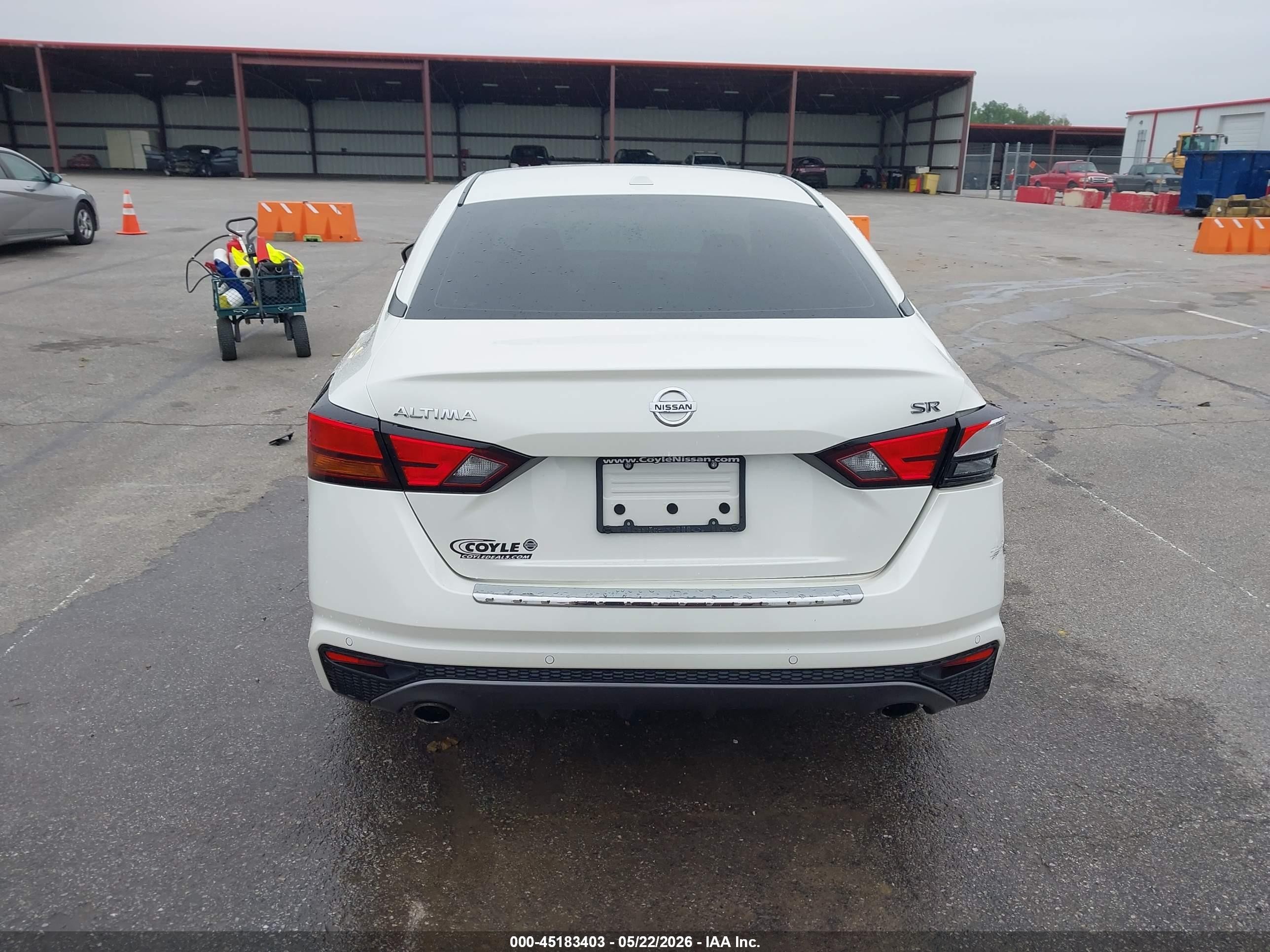 2020 Nissan Altima Sr Fwd Белый vin: 1N4BL4CV4LC284739