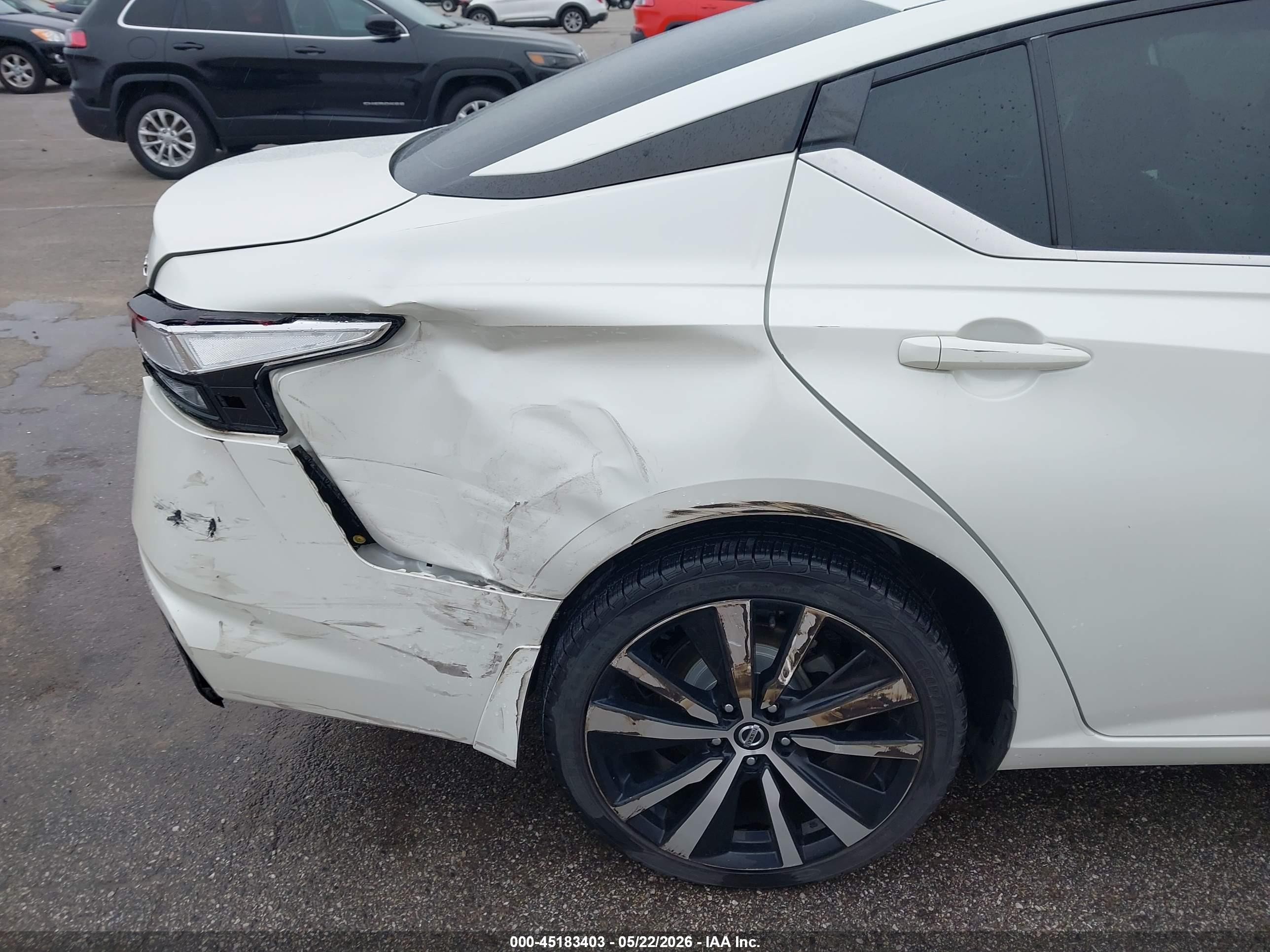 2020 Nissan Altima Sr Fwd Белый vin: 1N4BL4CV4LC284739