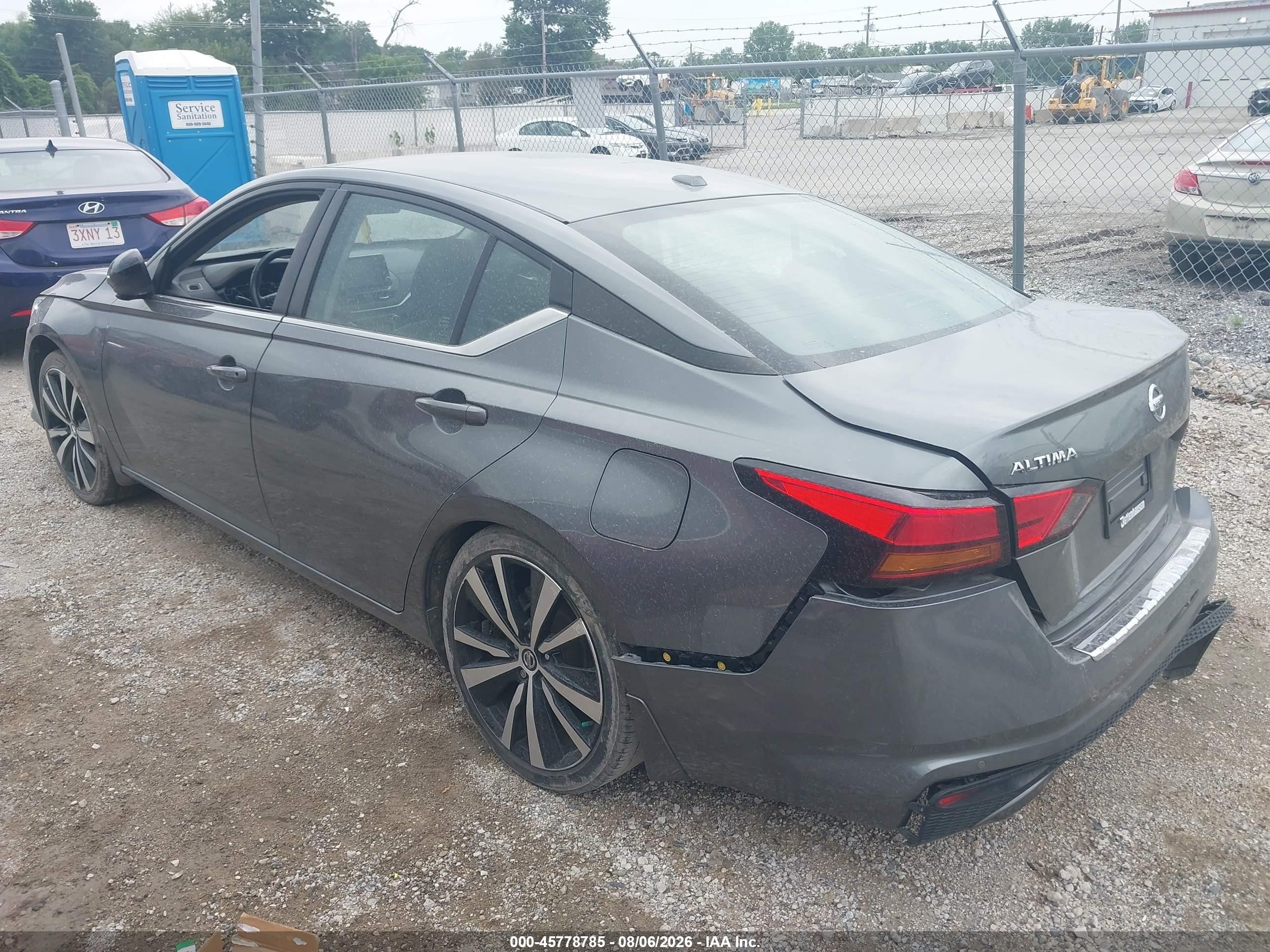 2022 Nissan Altima Sr Fwd Gray vin: 1N4BL4CV4NN414302