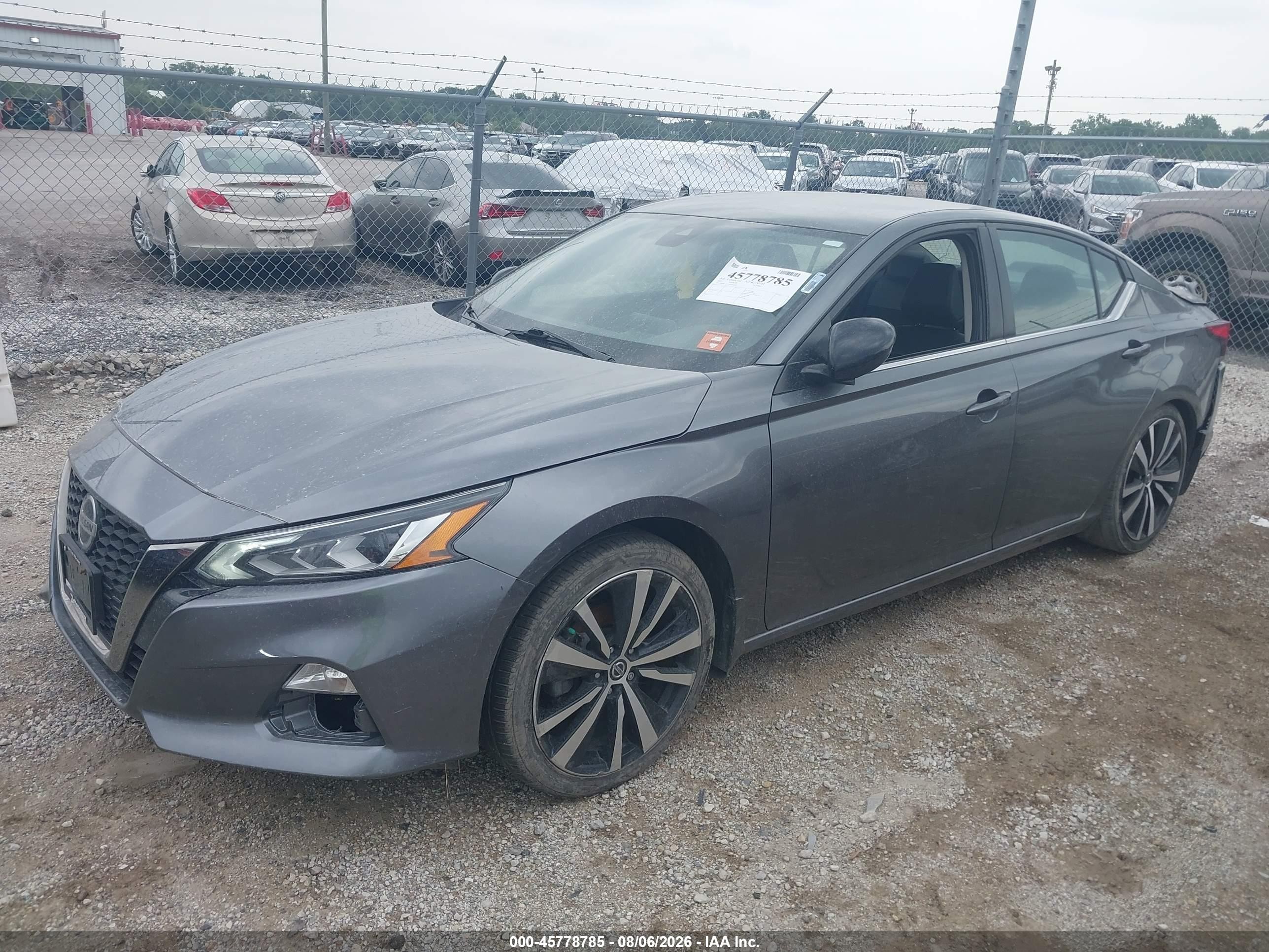 2022 Nissan Altima Sr Fwd Gray vin: 1N4BL4CV4NN414302