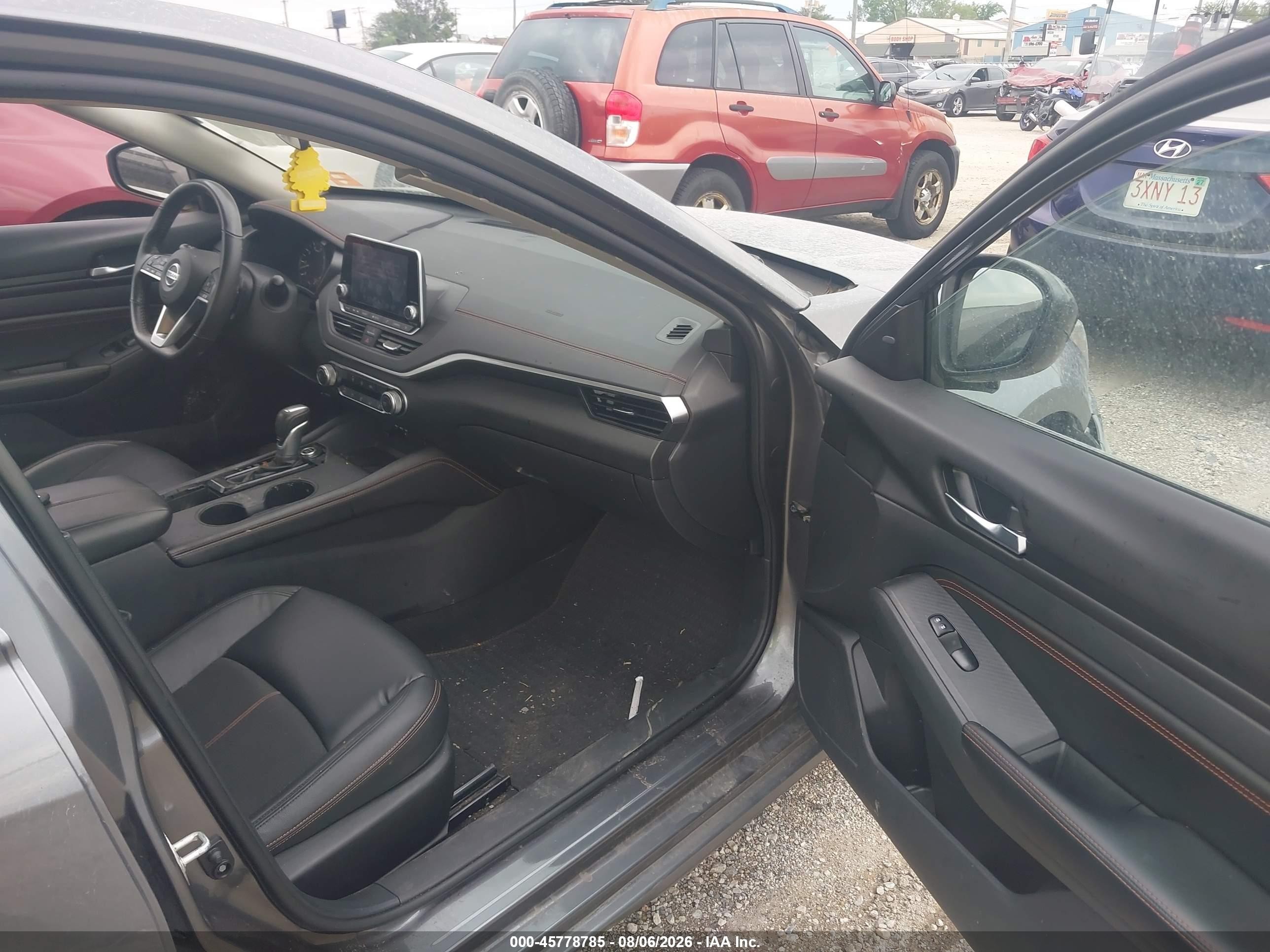2022 Nissan Altima Sr Fwd Gray vin: 1N4BL4CV4NN414302