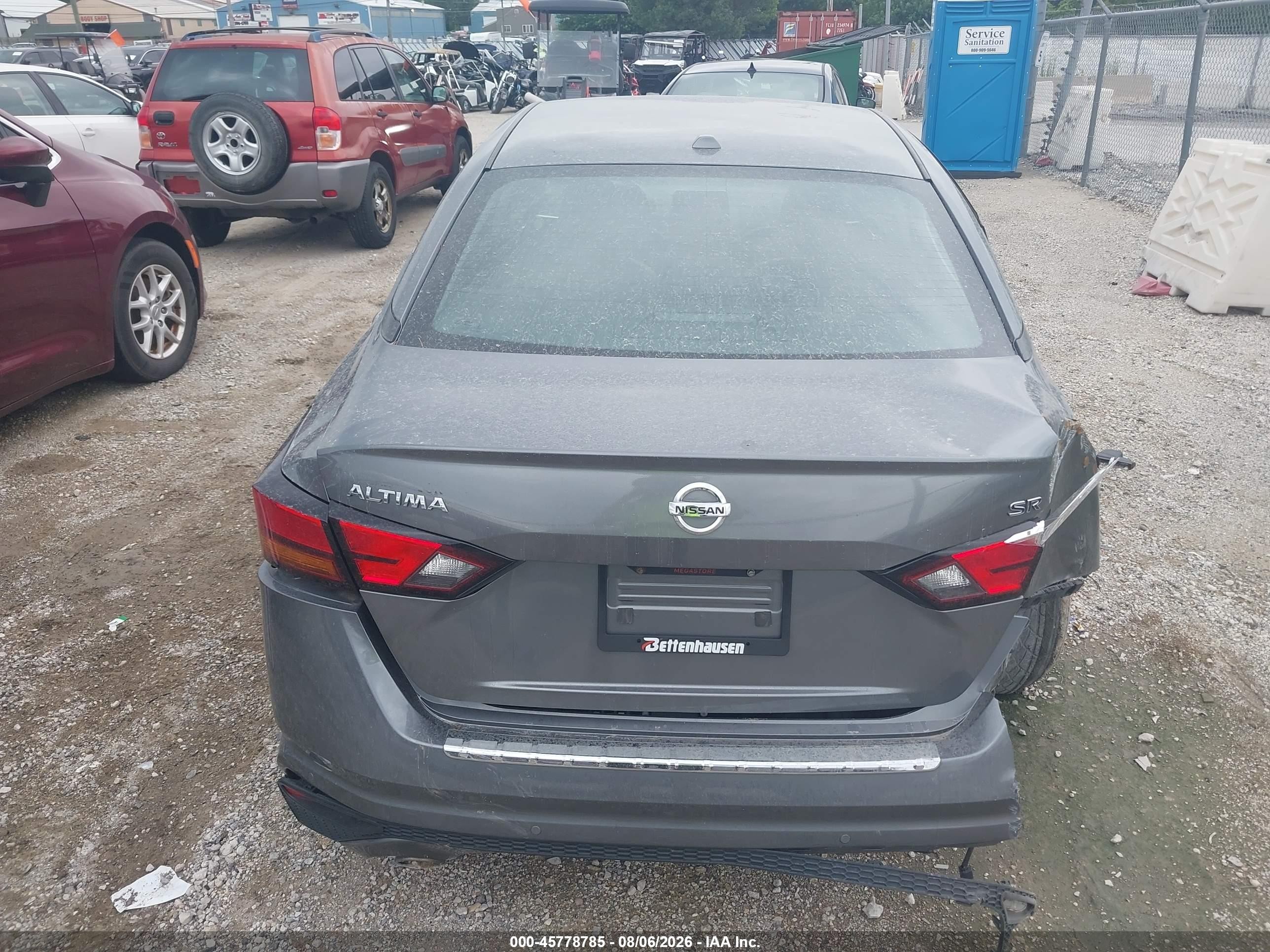 2022 Nissan Altima Sr Fwd Gray vin: 1N4BL4CV4NN414302