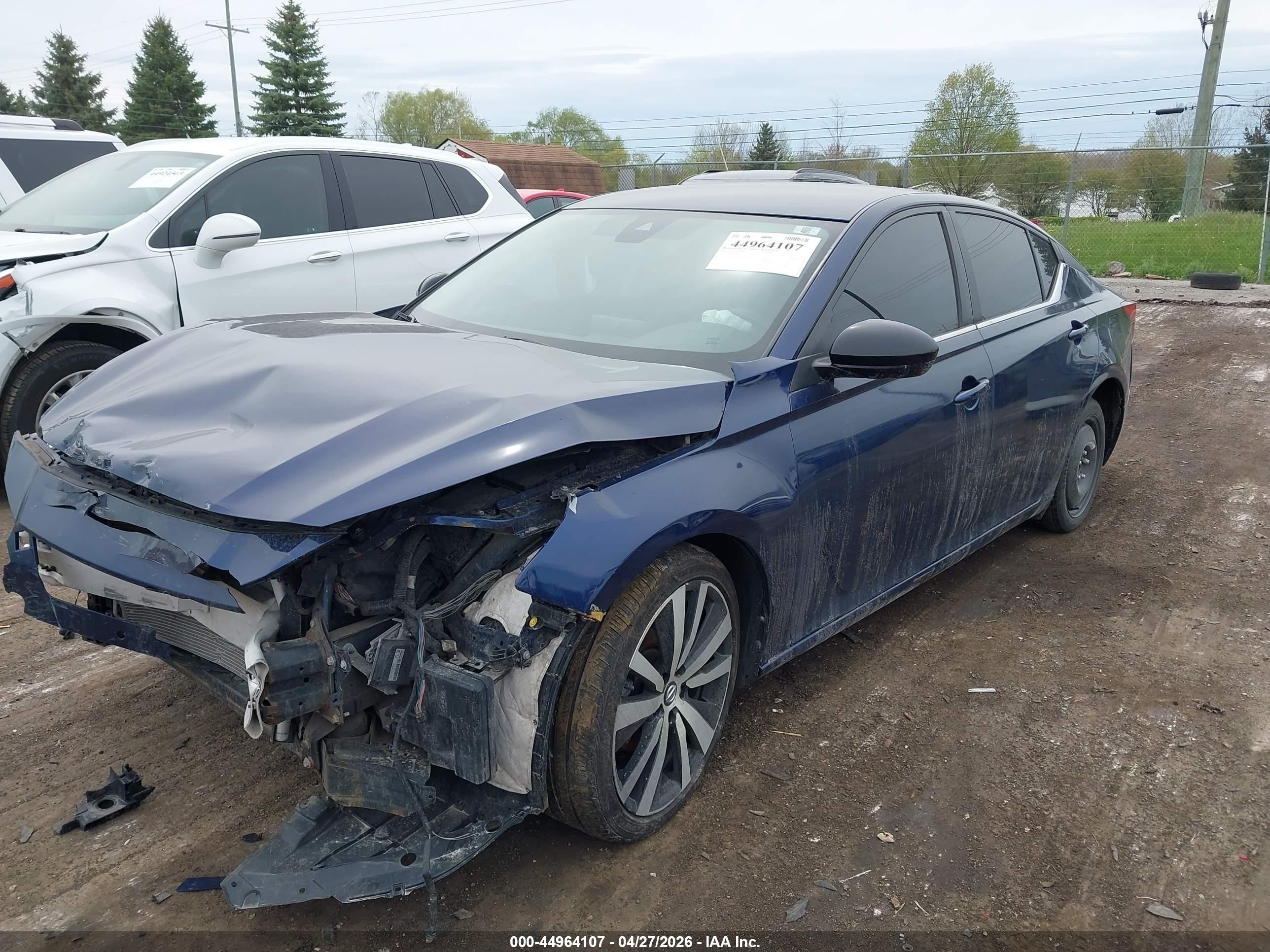 2021 Nissan Altima Sr Fwd Blue vin: 1N4BL4CV5MN313929