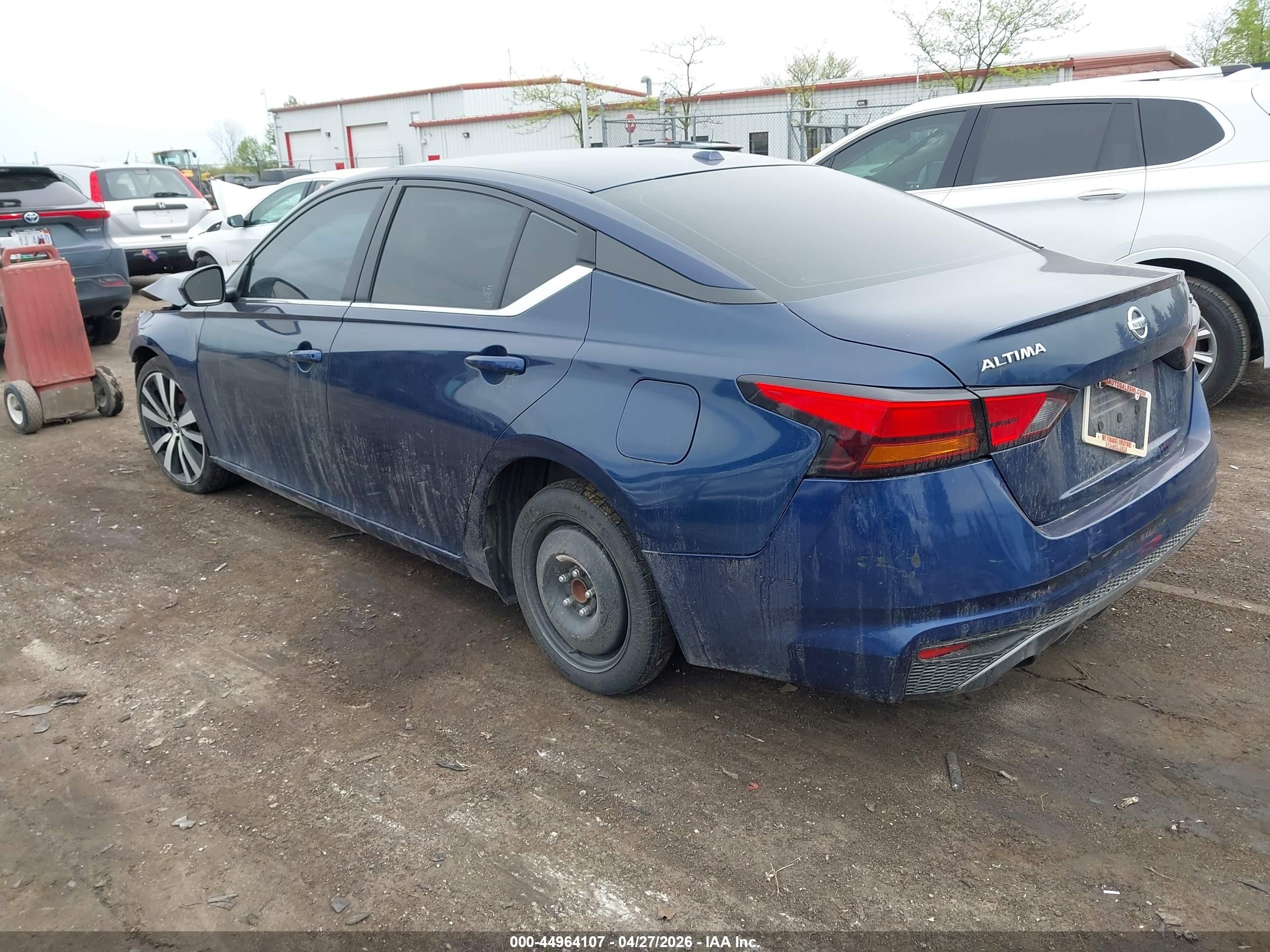 2021 Nissan Altima Sr Fwd Blue vin: 1N4BL4CV5MN313929