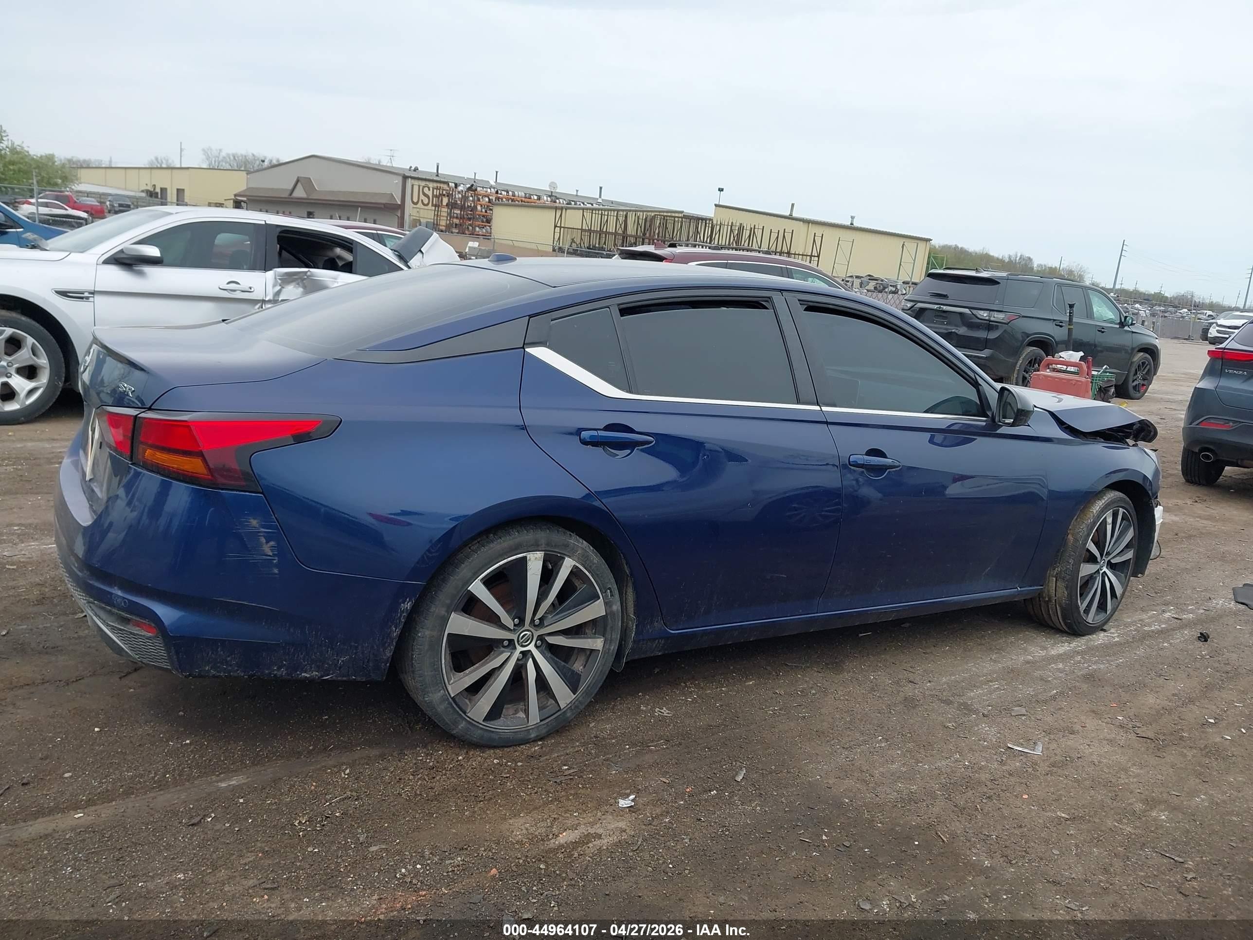 2021 Nissan Altima Sr Fwd Blue vin: 1N4BL4CV5MN313929