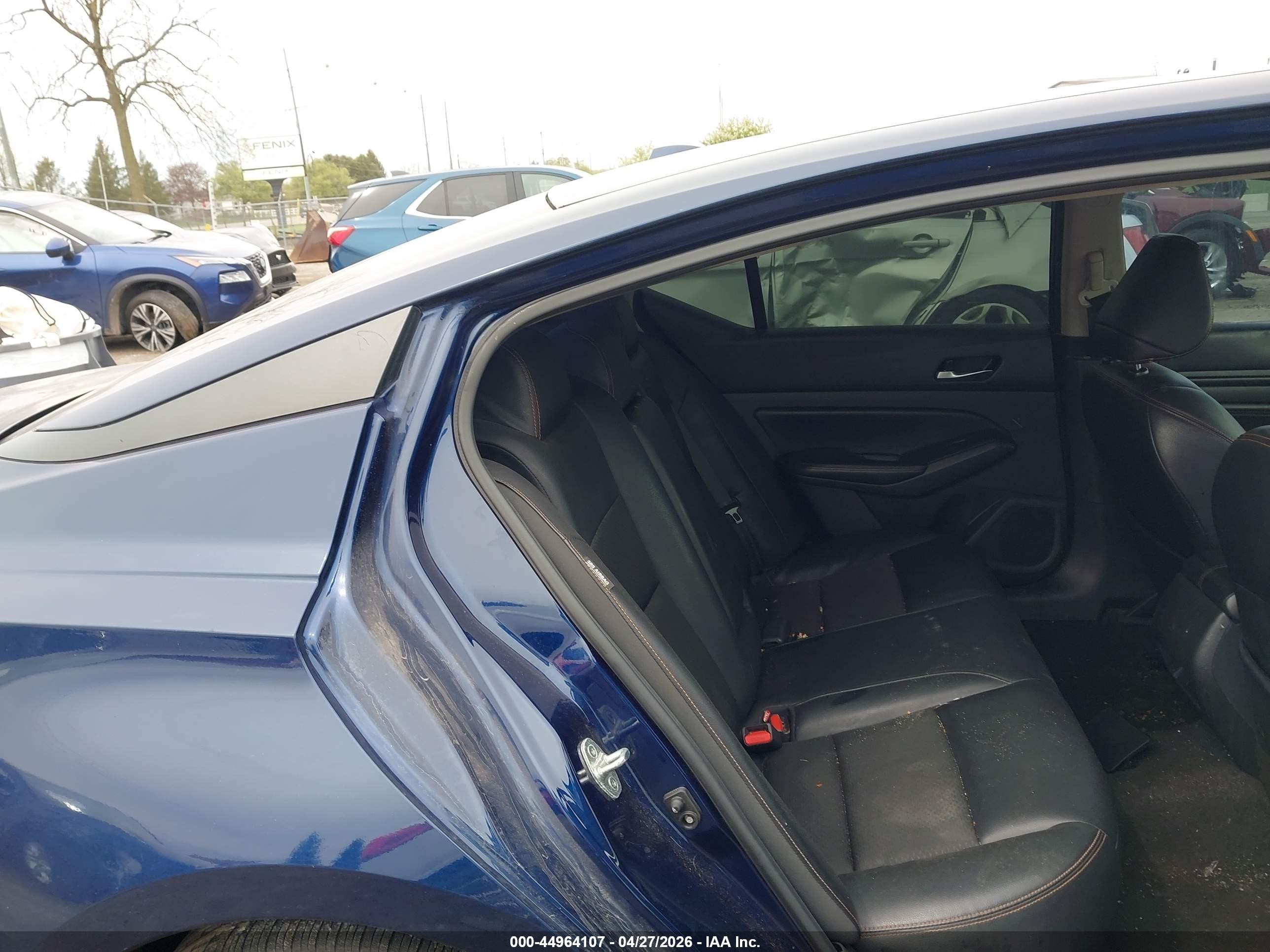 2021 Nissan Altima Sr Fwd Blue vin: 1N4BL4CV5MN313929