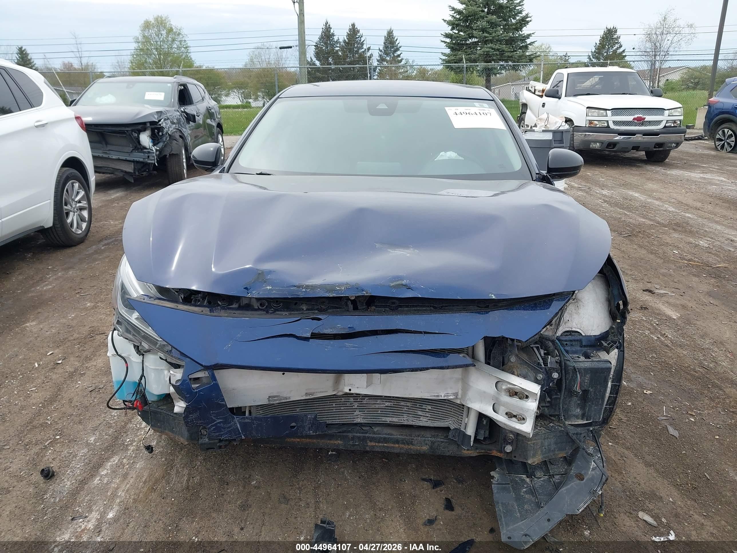 2021 Nissan Altima Sr Fwd Blue vin: 1N4BL4CV5MN313929