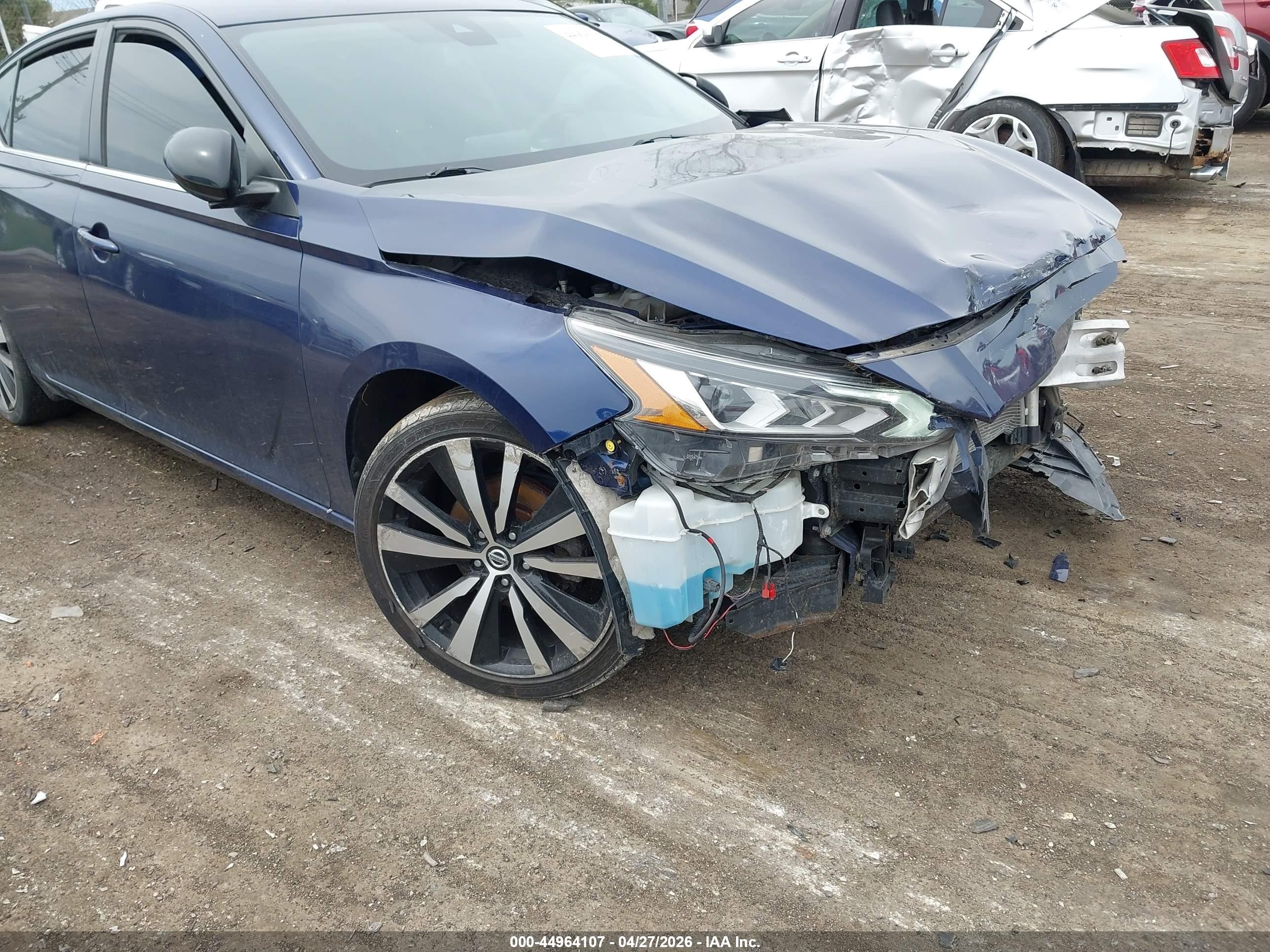 2021 Nissan Altima Sr Fwd Blue vin: 1N4BL4CV5MN313929