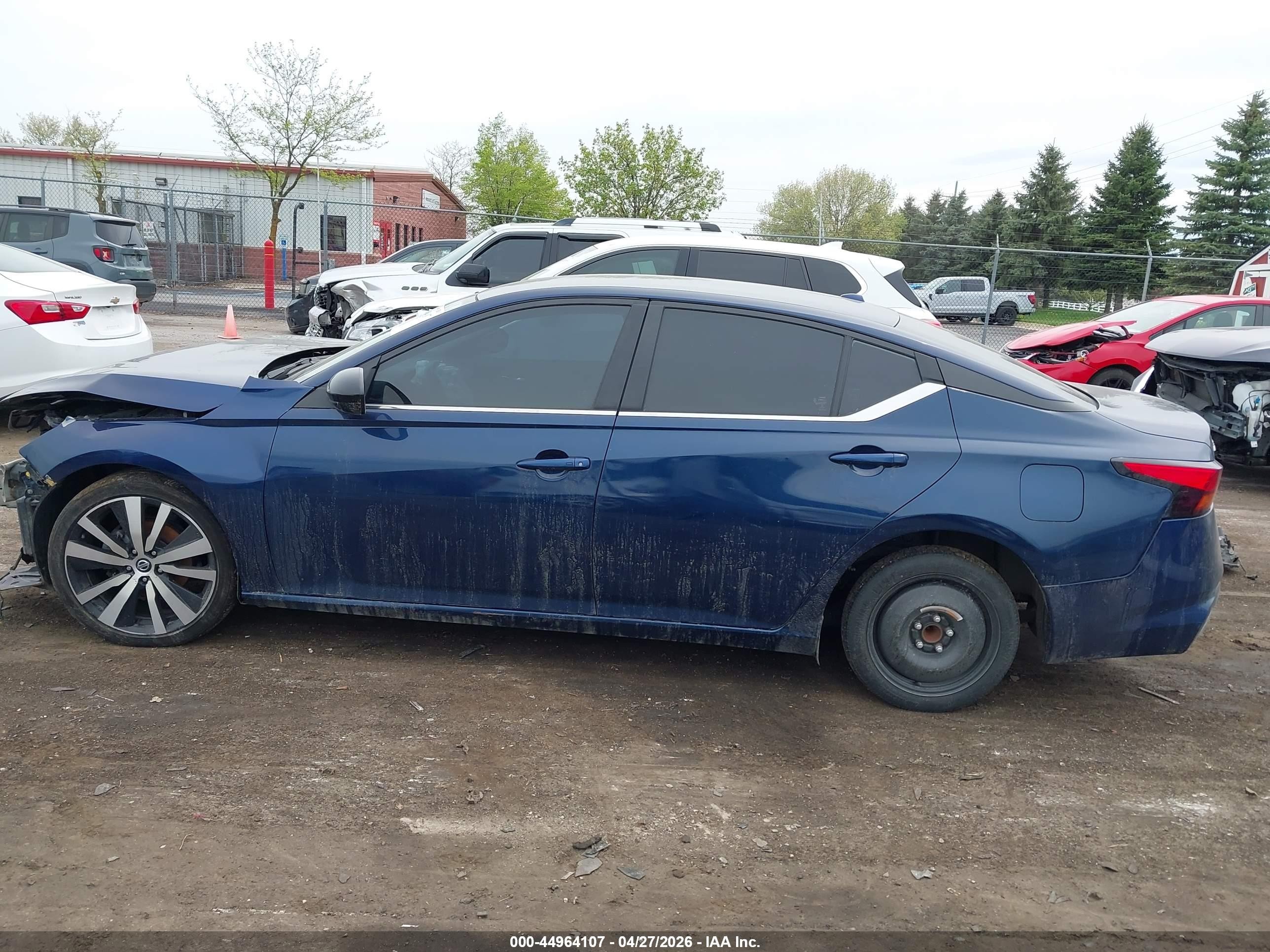 2021 Nissan Altima Sr Fwd Blue vin: 1N4BL4CV5MN313929