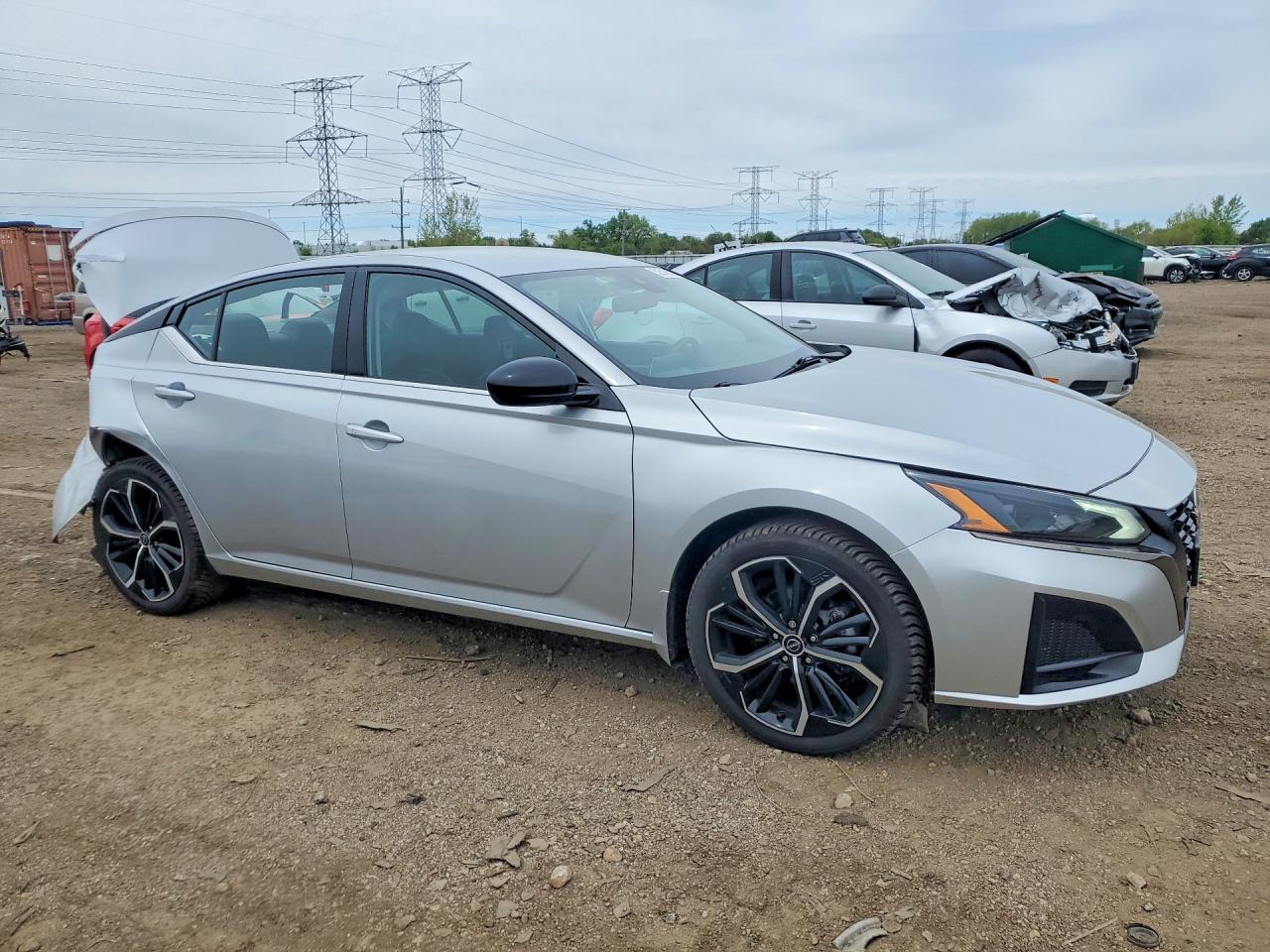 2023 Nissan Altima Sr Silver vin: 1N4BL4CV5PN390613