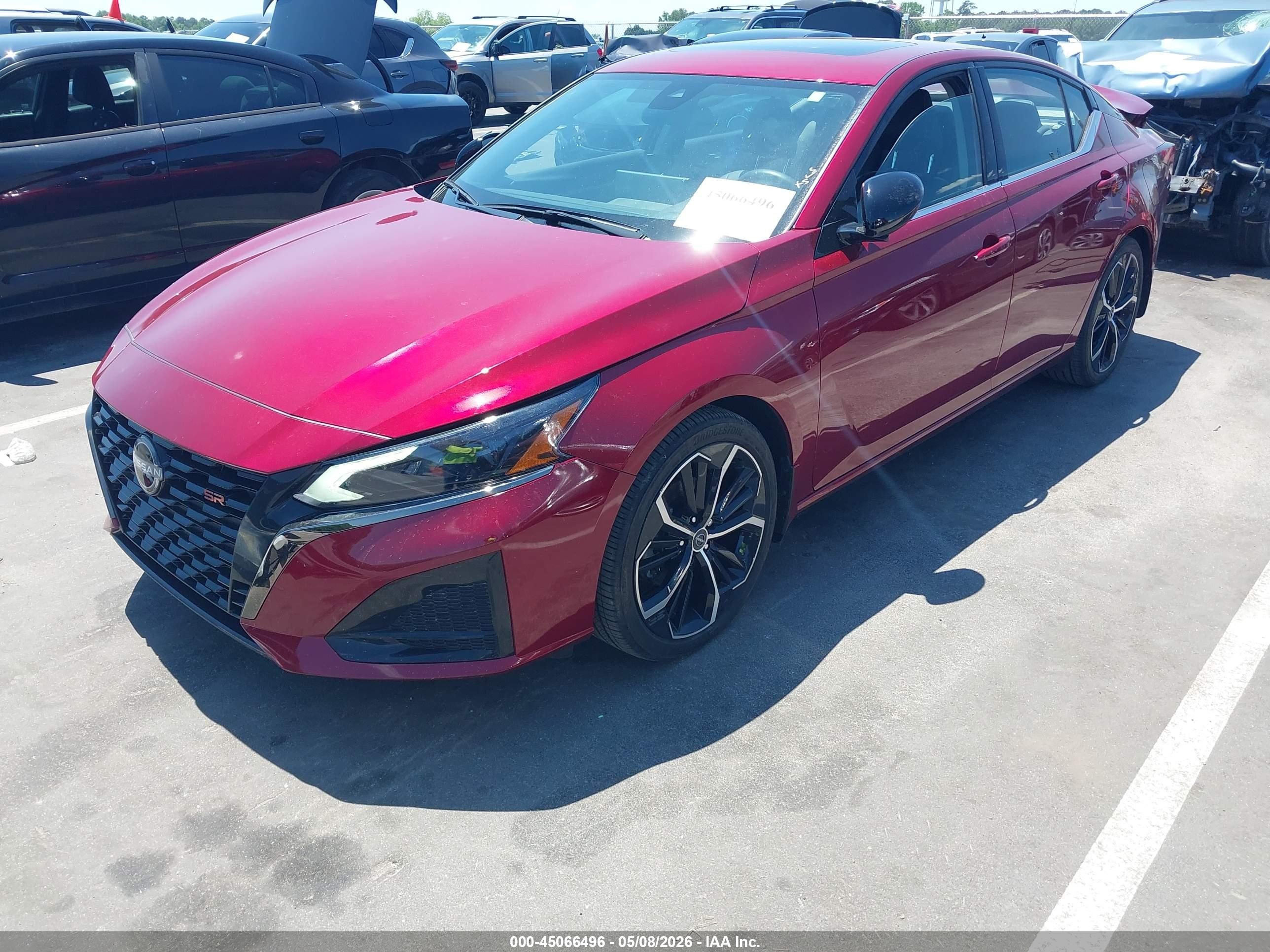 2024 Nissan Altima Sr Fwd Red vin: 1N4BL4CV5RN369120