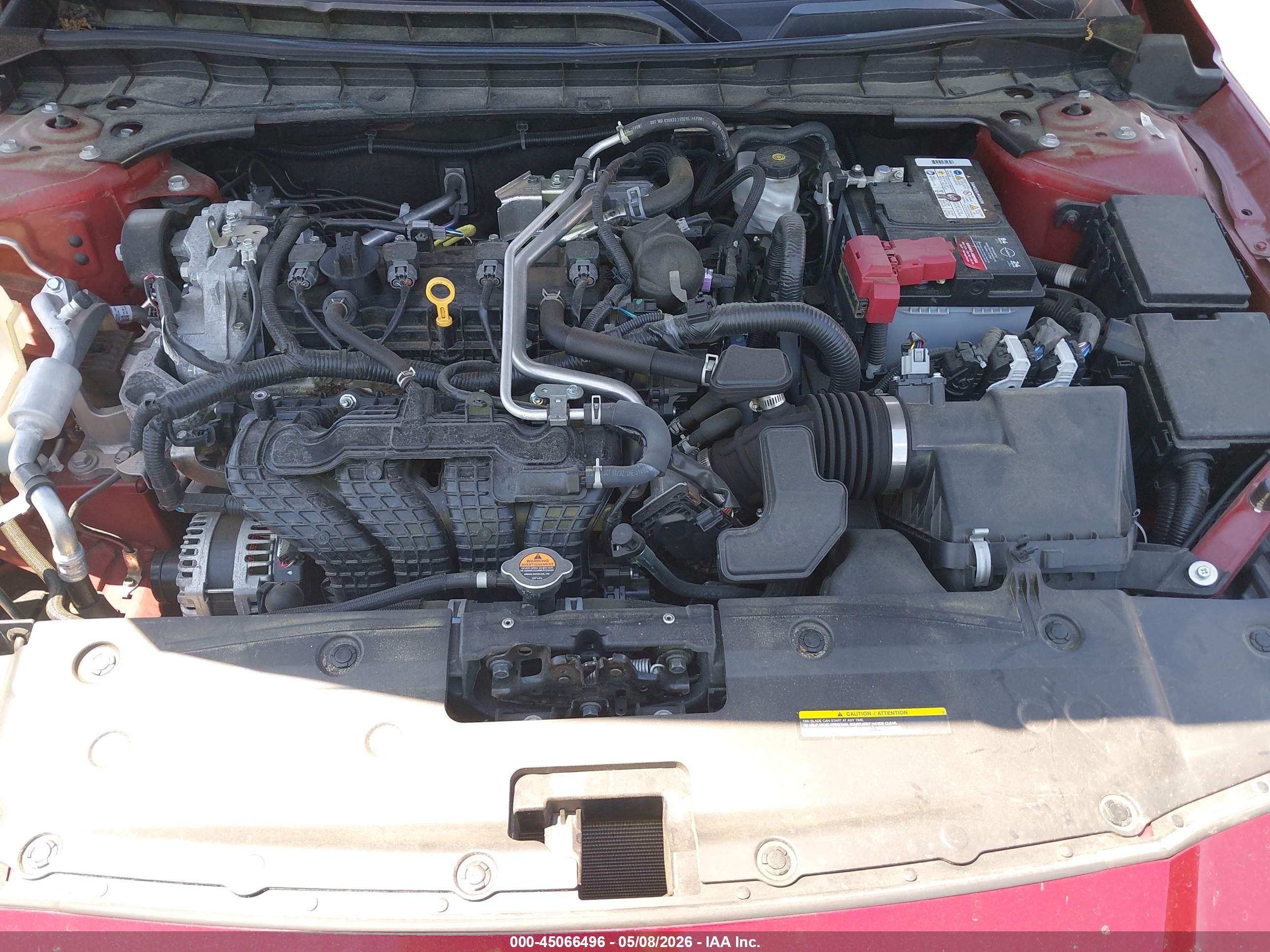 2024 Nissan Altima Sr Fwd Red vin: 1N4BL4CV5RN369120