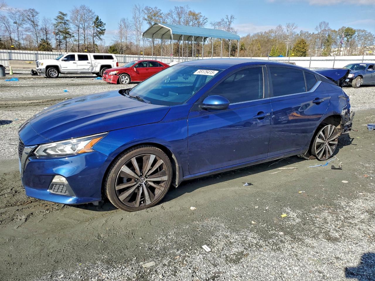 2019 Nissan Altima Sr Blue vin: 1N4BL4CV6KC117748