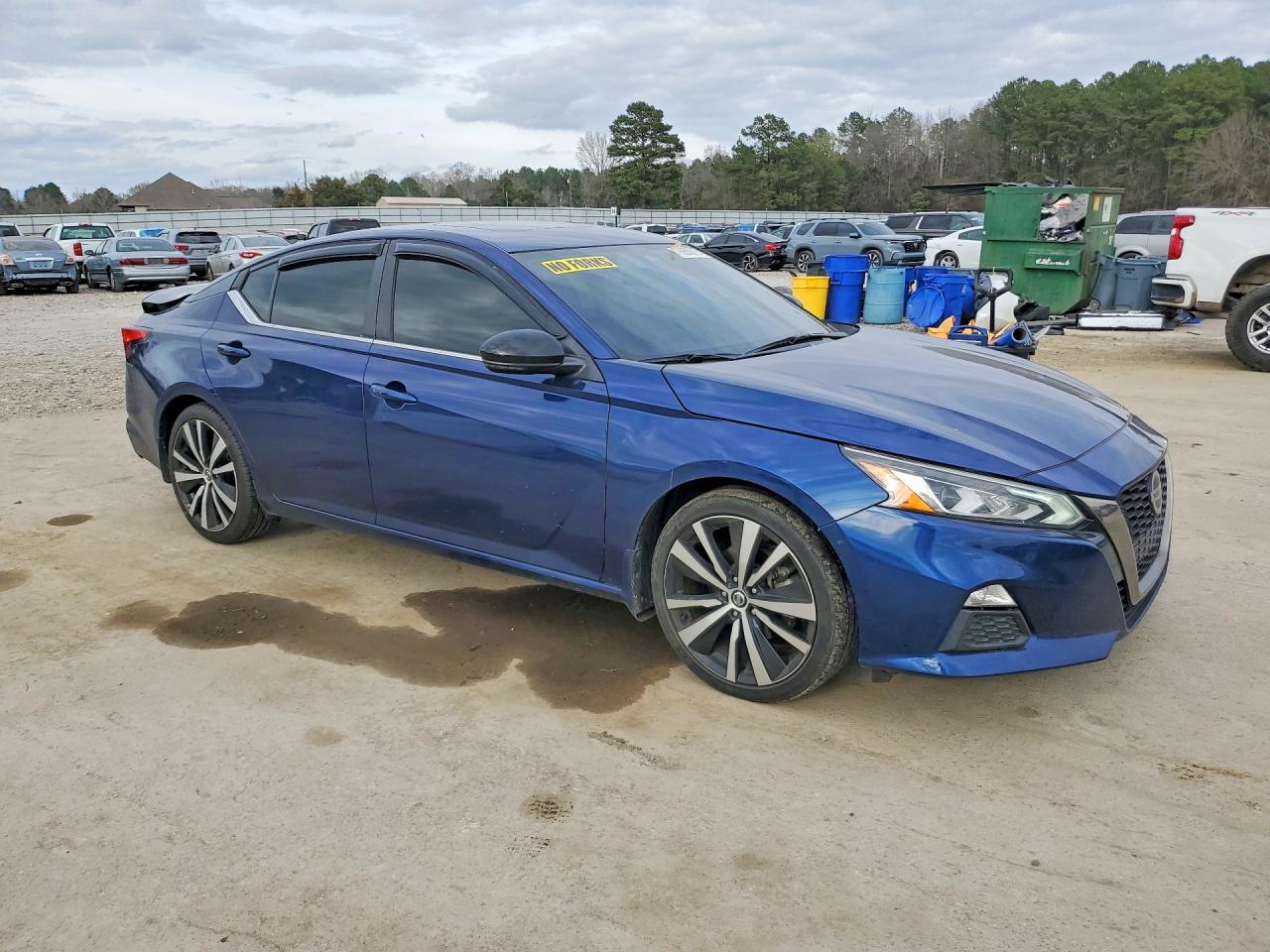 2020 Nissan Altima 2.5 Sr Blue vin: 1N4BL4CV6LC128105