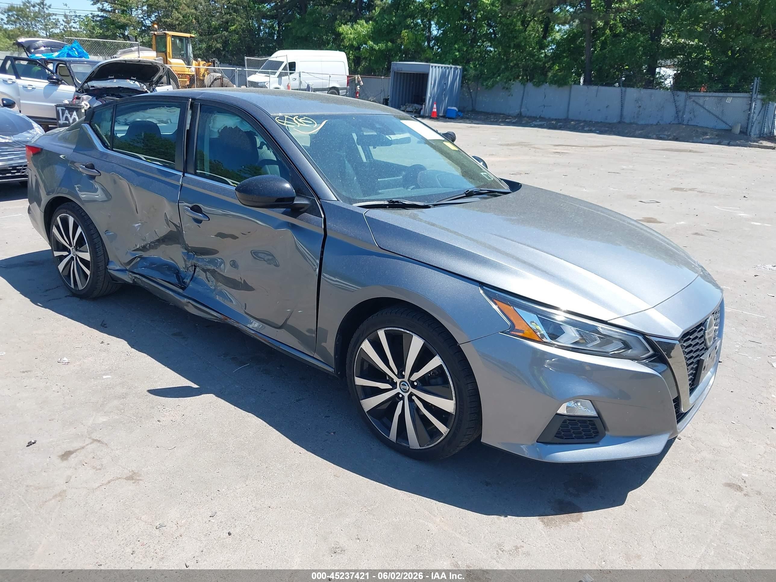 2020 Nissan Altima Sr Fwd Gray vin: 1N4BL4CV6LN303926