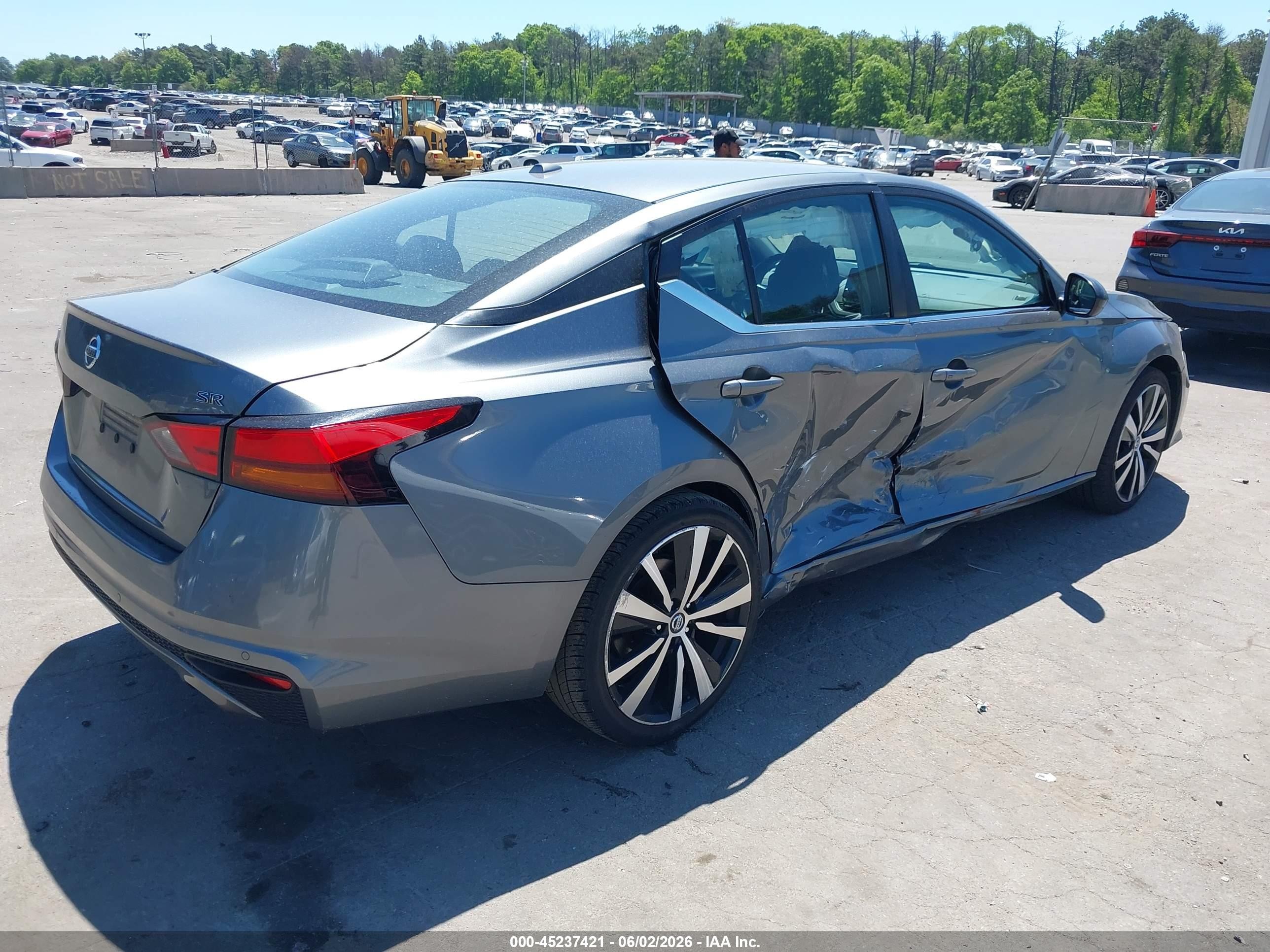 2020 Nissan Altima Sr Fwd Gray vin: 1N4BL4CV6LN303926