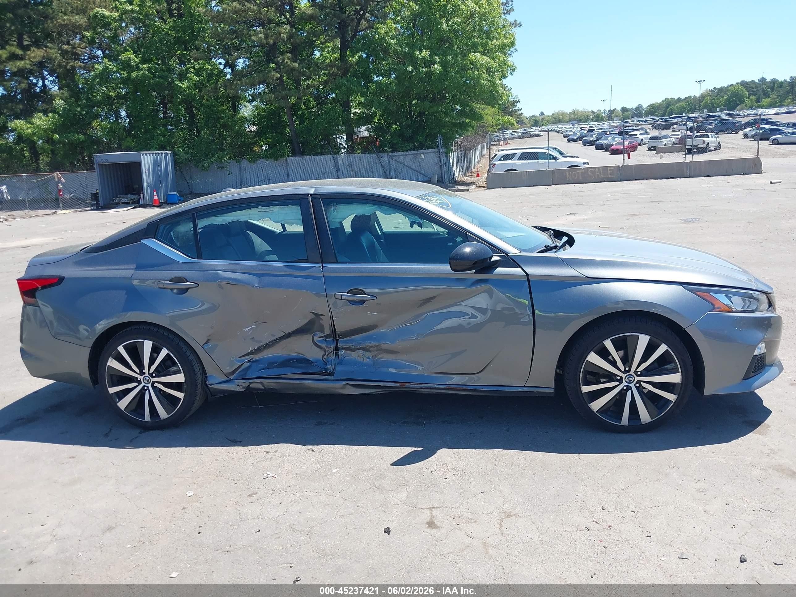 2020 Nissan Altima Sr Fwd Gray vin: 1N4BL4CV6LN303926