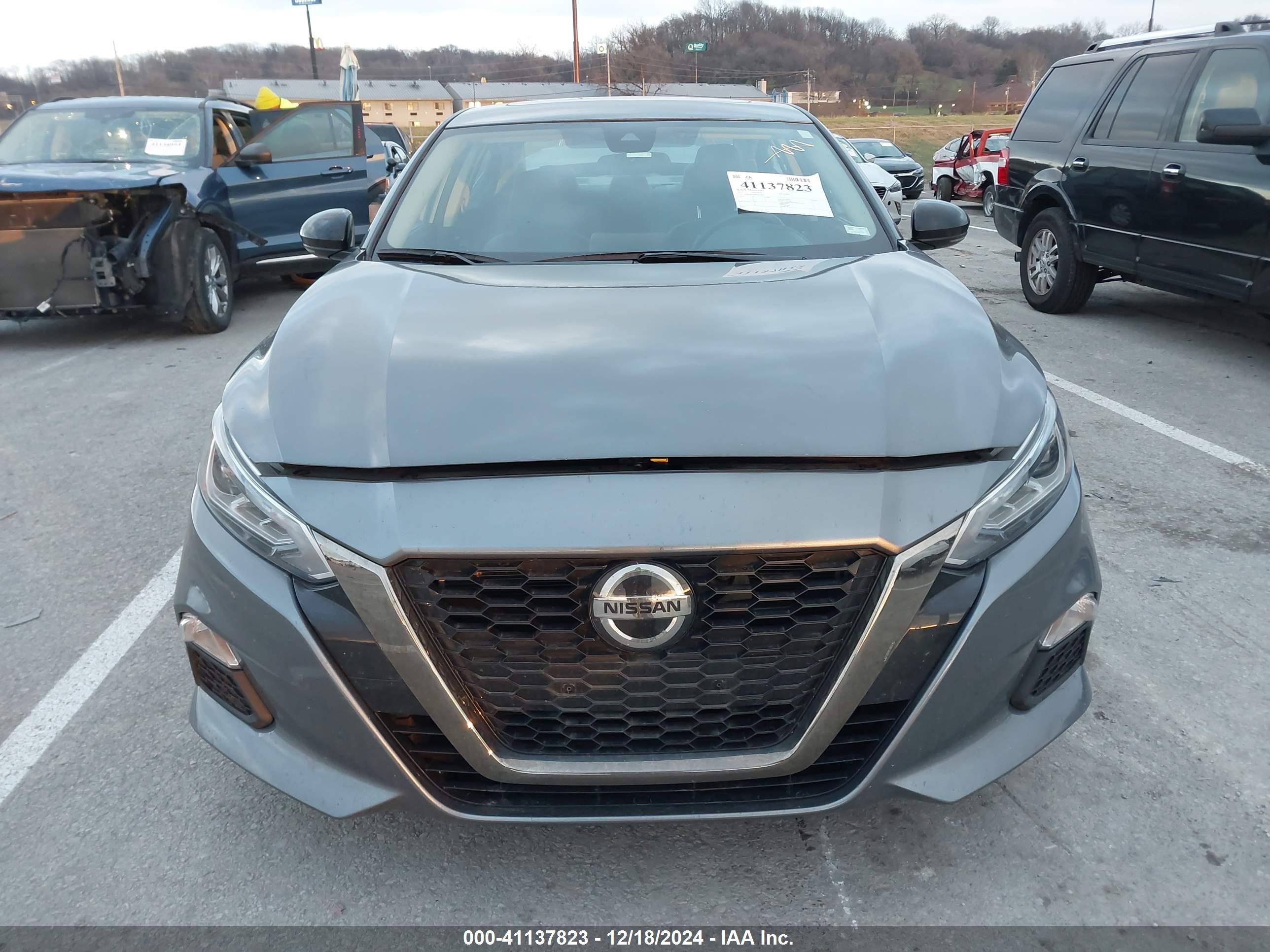 2021 Nissan Altima Sr Fwd Gray vin: 1N4BL4CV6MN416082