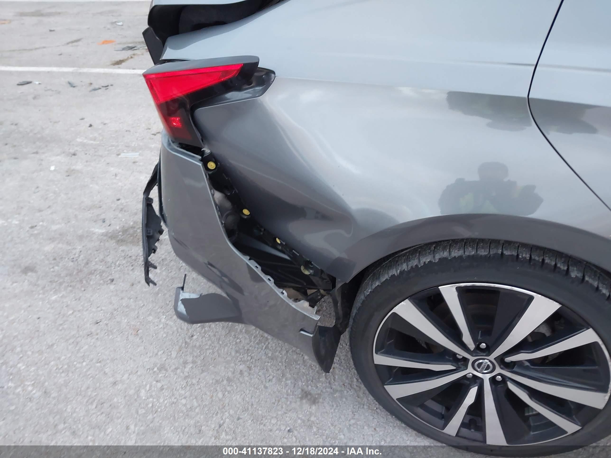 2021 Nissan Altima Sr Fwd Gray vin: 1N4BL4CV6MN416082