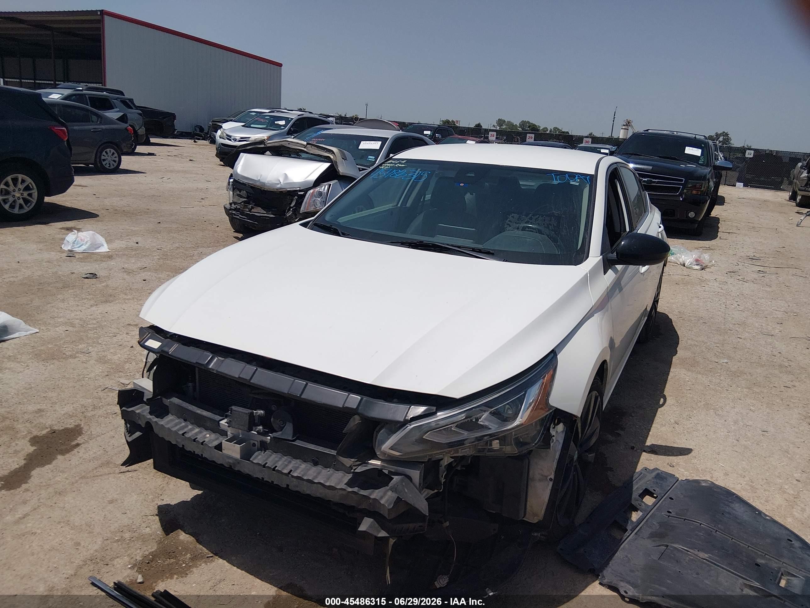 2022 Nissan Altima Sr Fwd White vin: 1N4BL4CV6NN313147