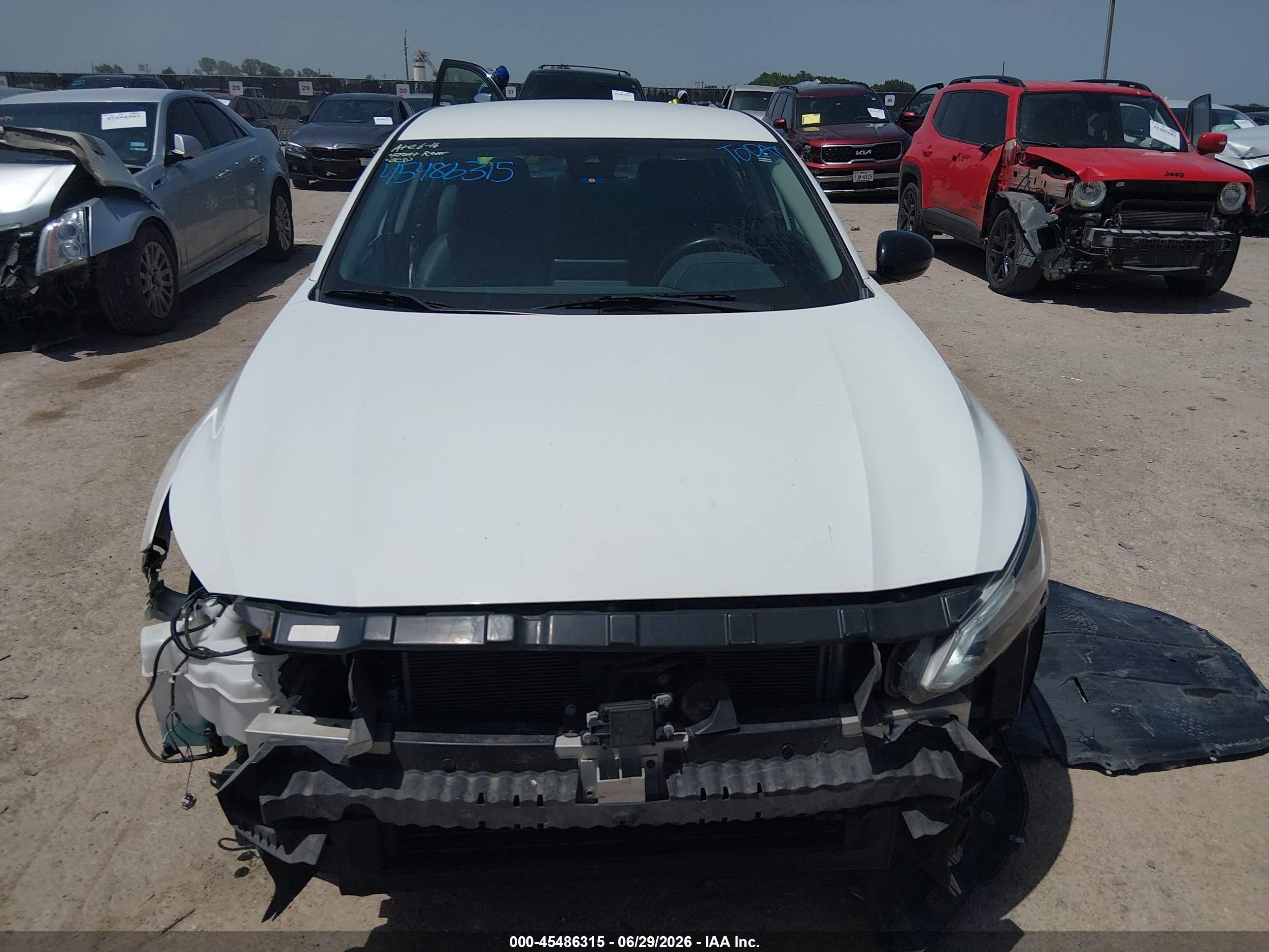 2022 Nissan Altima Sr Fwd White vin: 1N4BL4CV6NN313147