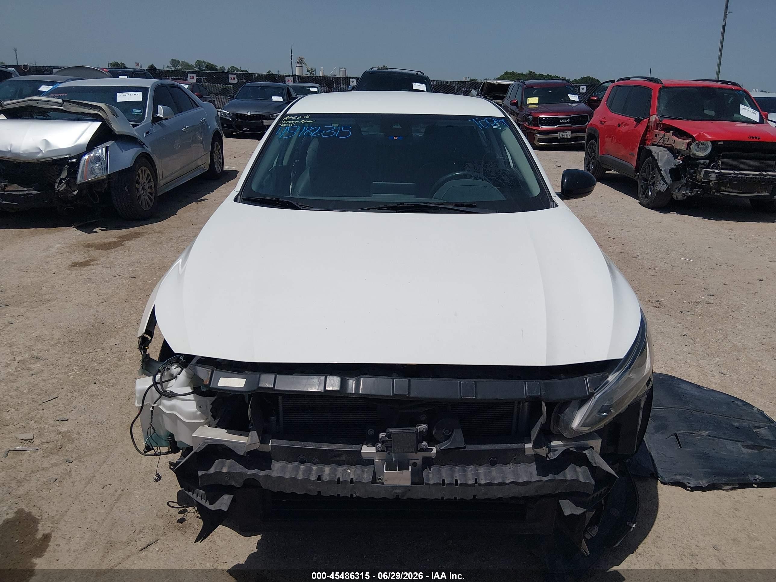 2022 Nissan Altima Sr Fwd White vin: 1N4BL4CV6NN313147