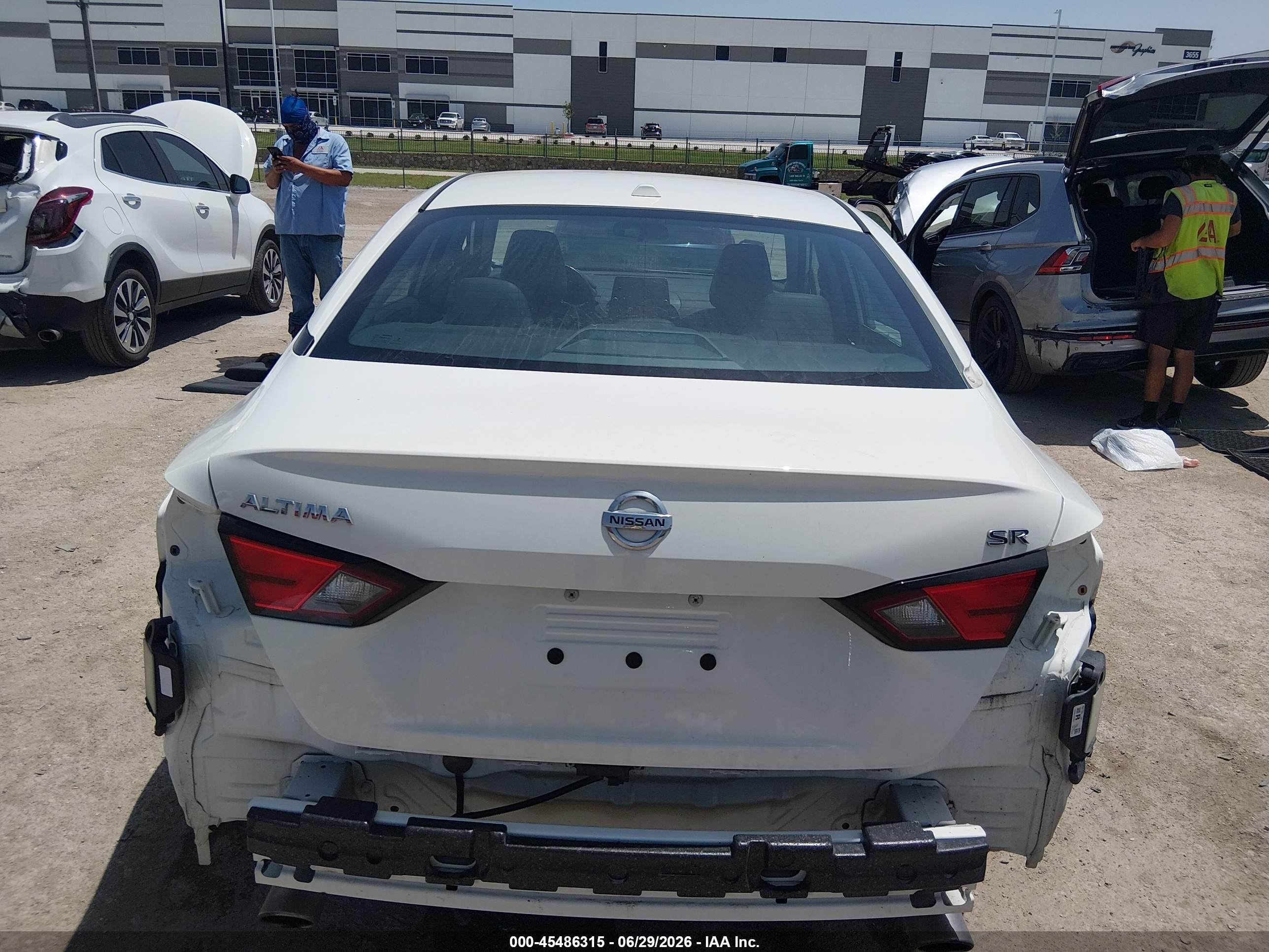 2022 Nissan Altima Sr Fwd White vin: 1N4BL4CV6NN313147