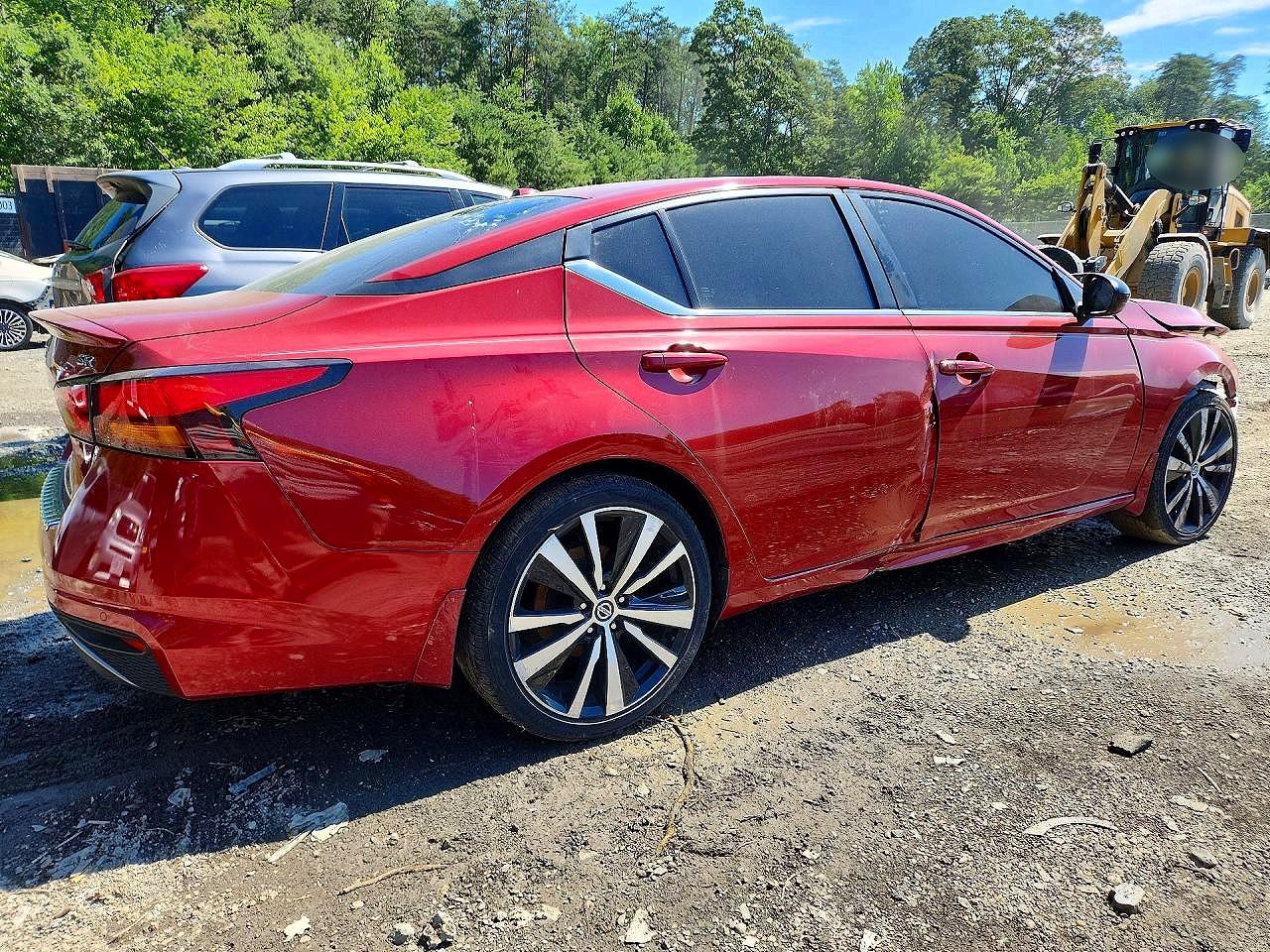 2022 Nissan Altima Sr Red vin: 1N4BL4CV6NN422269