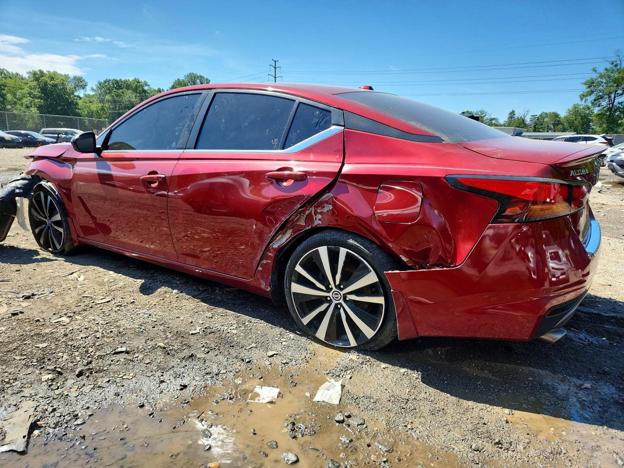 2022 Nissan Altima Sr Red vin: 1N4BL4CV6NN422269