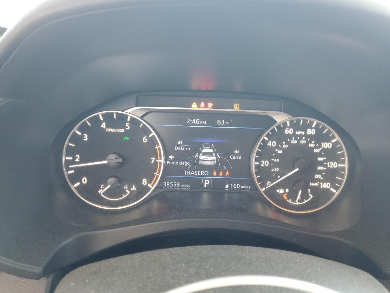 2023 Nissan Altima Sr Gray vin: 1N4BL4CV6PN343803 Damage: Warning Light - Air Bag, On, Unacceptable