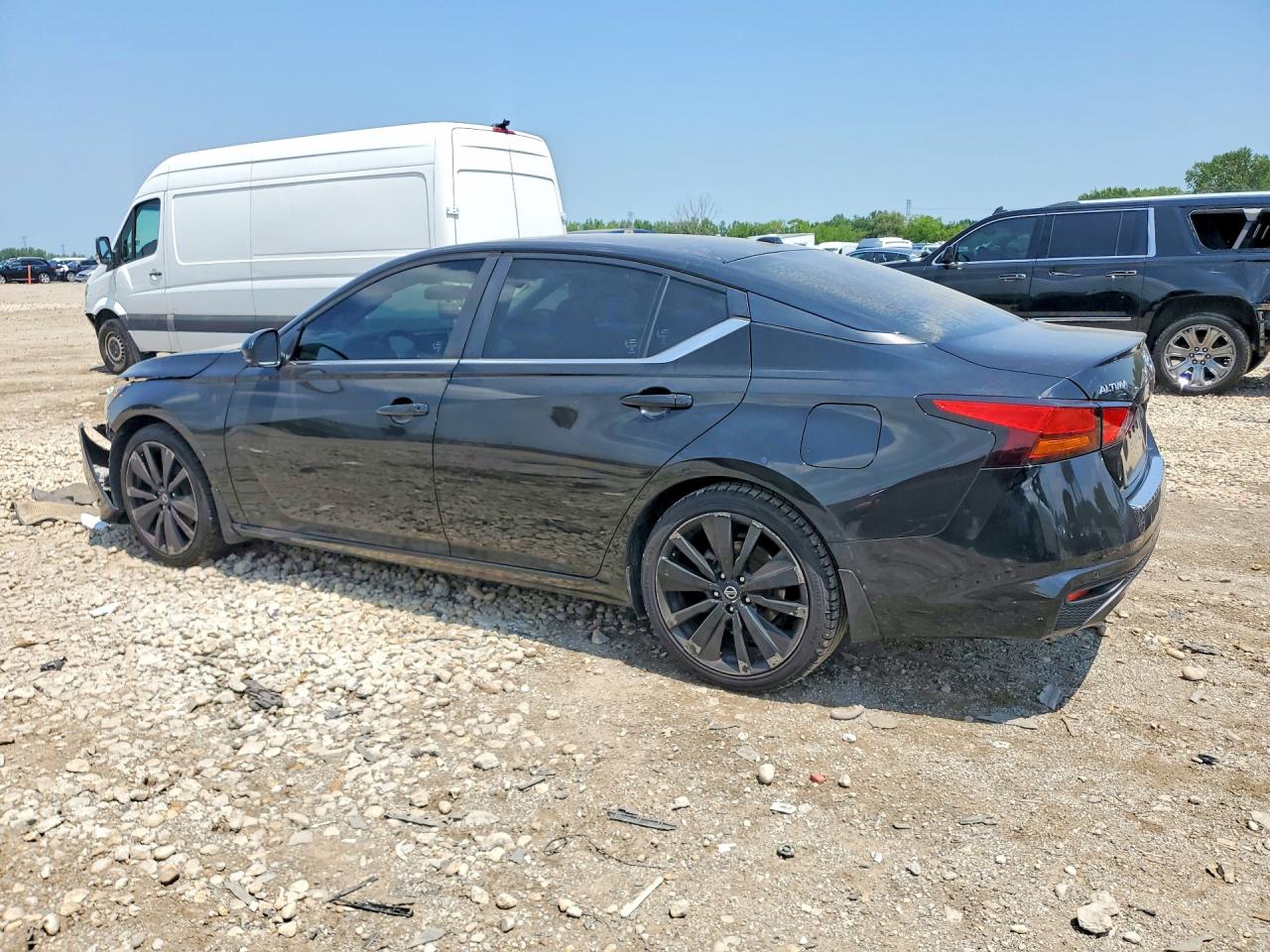 2021 Nissan Altima Sr Черный vin: 1N4BL4CV7MN418892