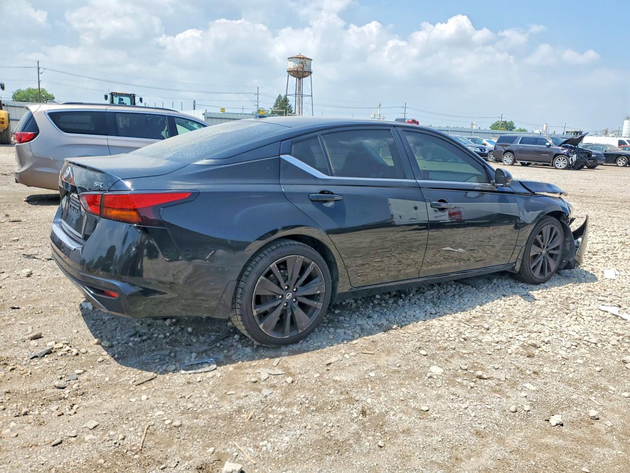 2021 Nissan Altima Sr Черный vin: 1N4BL4CV7MN418892